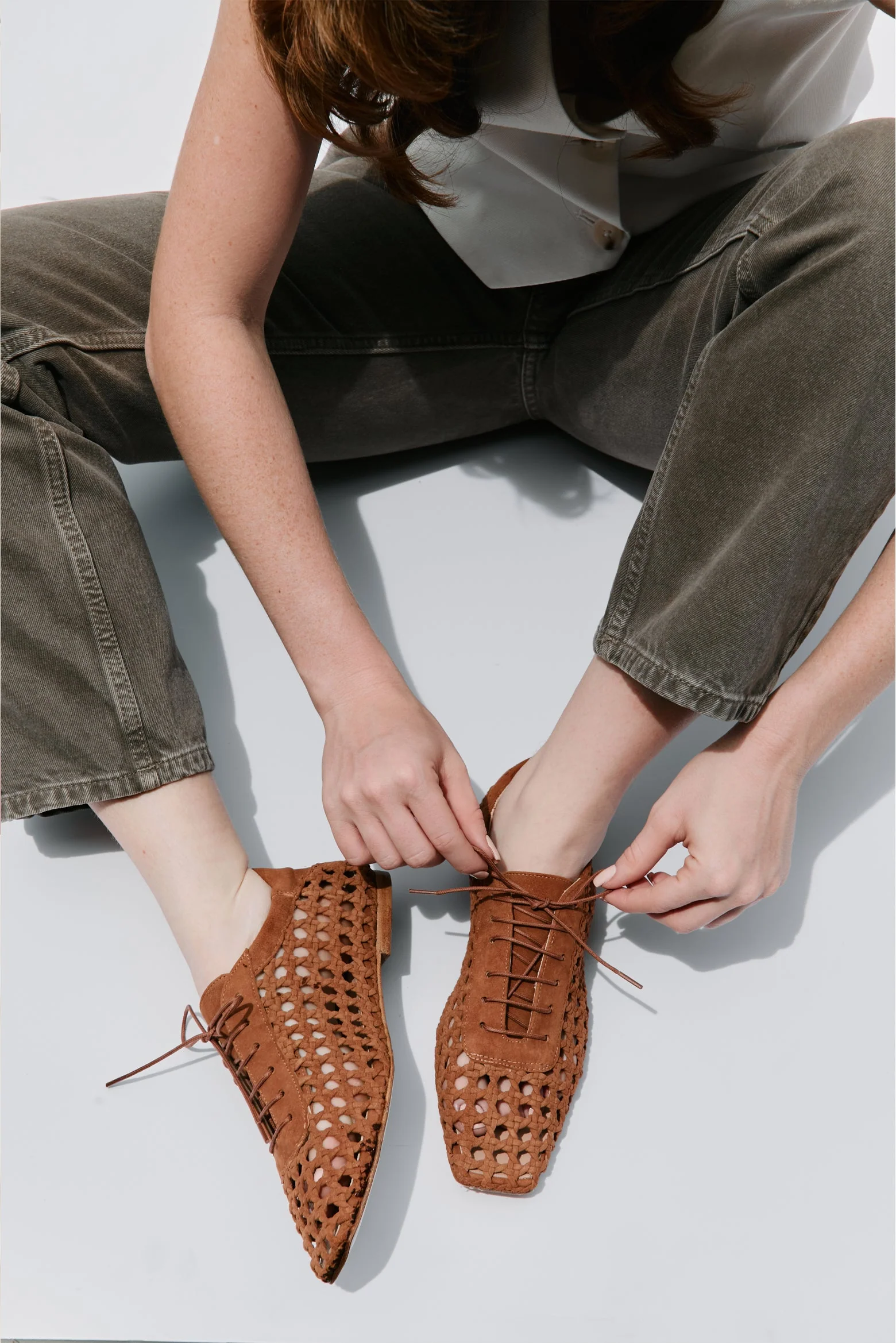 Antonia Camel Suede Oxford - Image 4