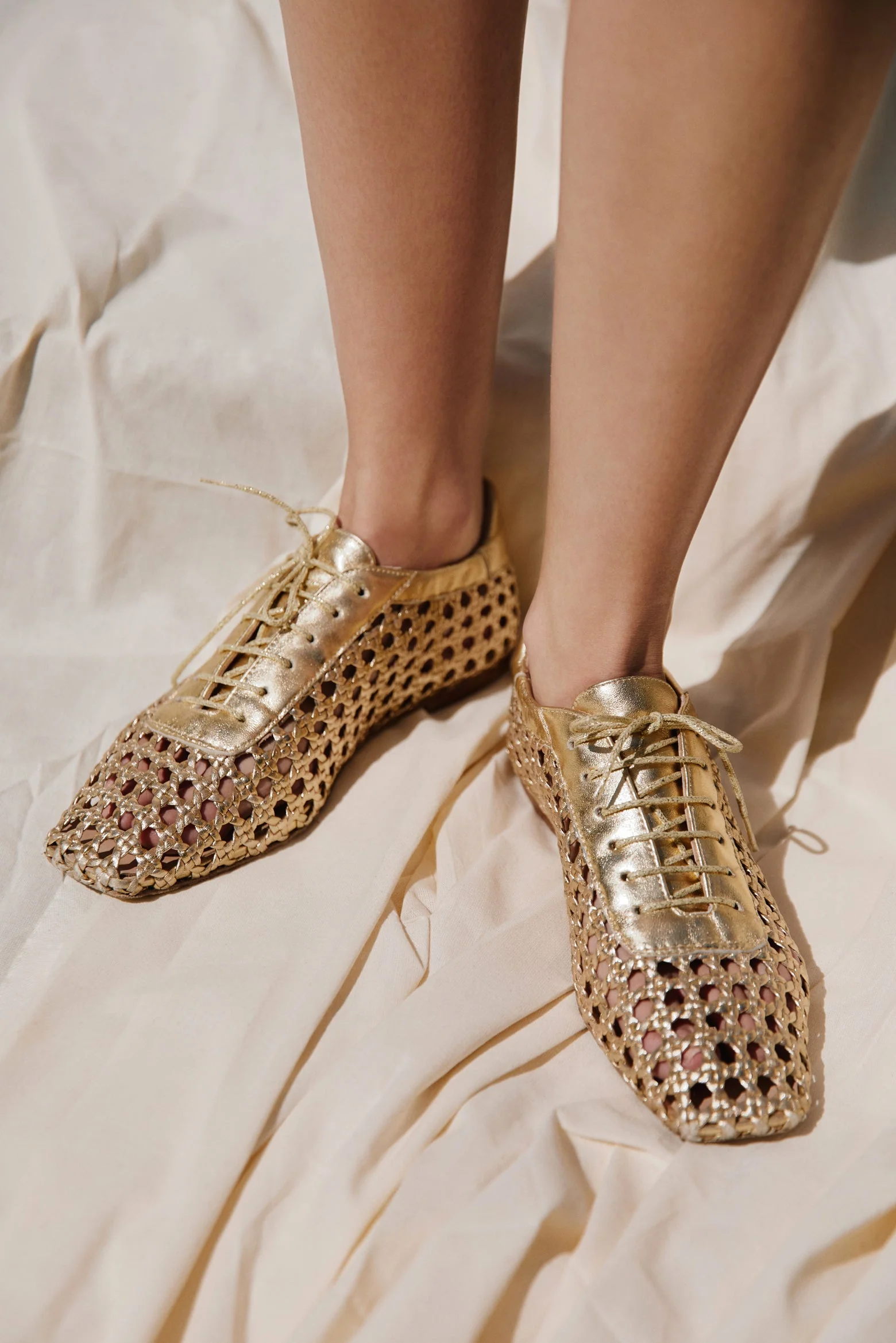 Antonia Gold Leather - Image 3