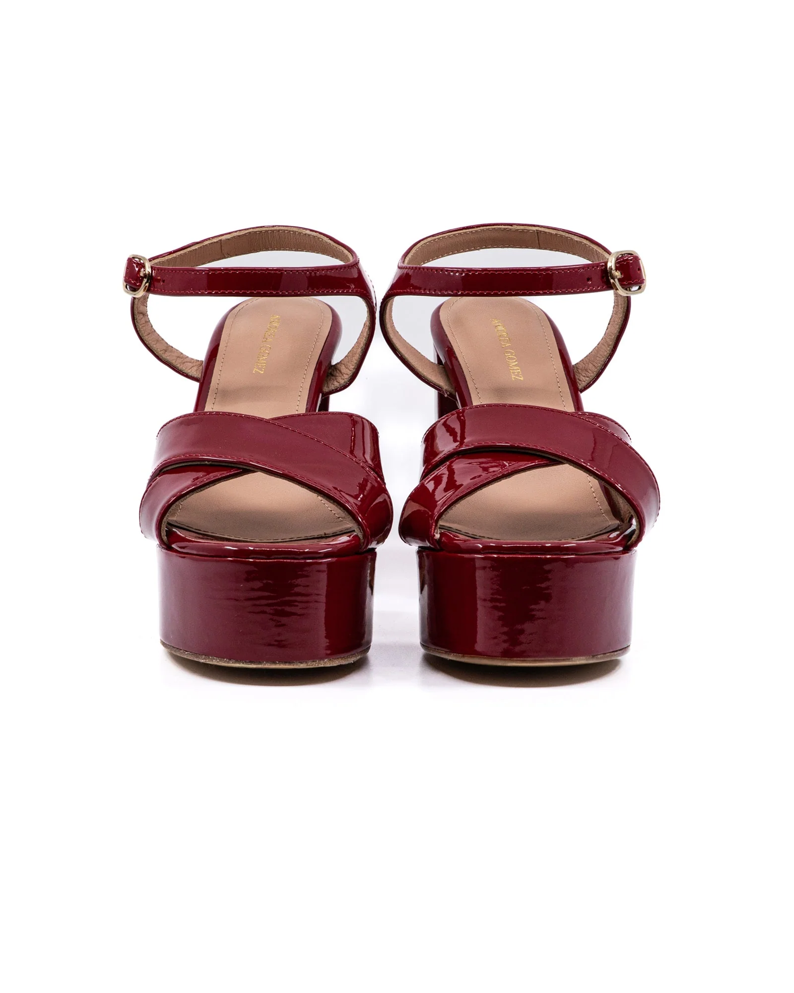 Bella Red Patent Platform - Image 3