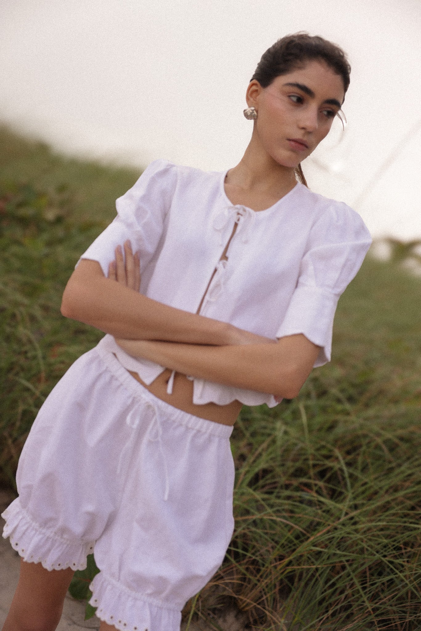 Bloomer Short in White - Image 8