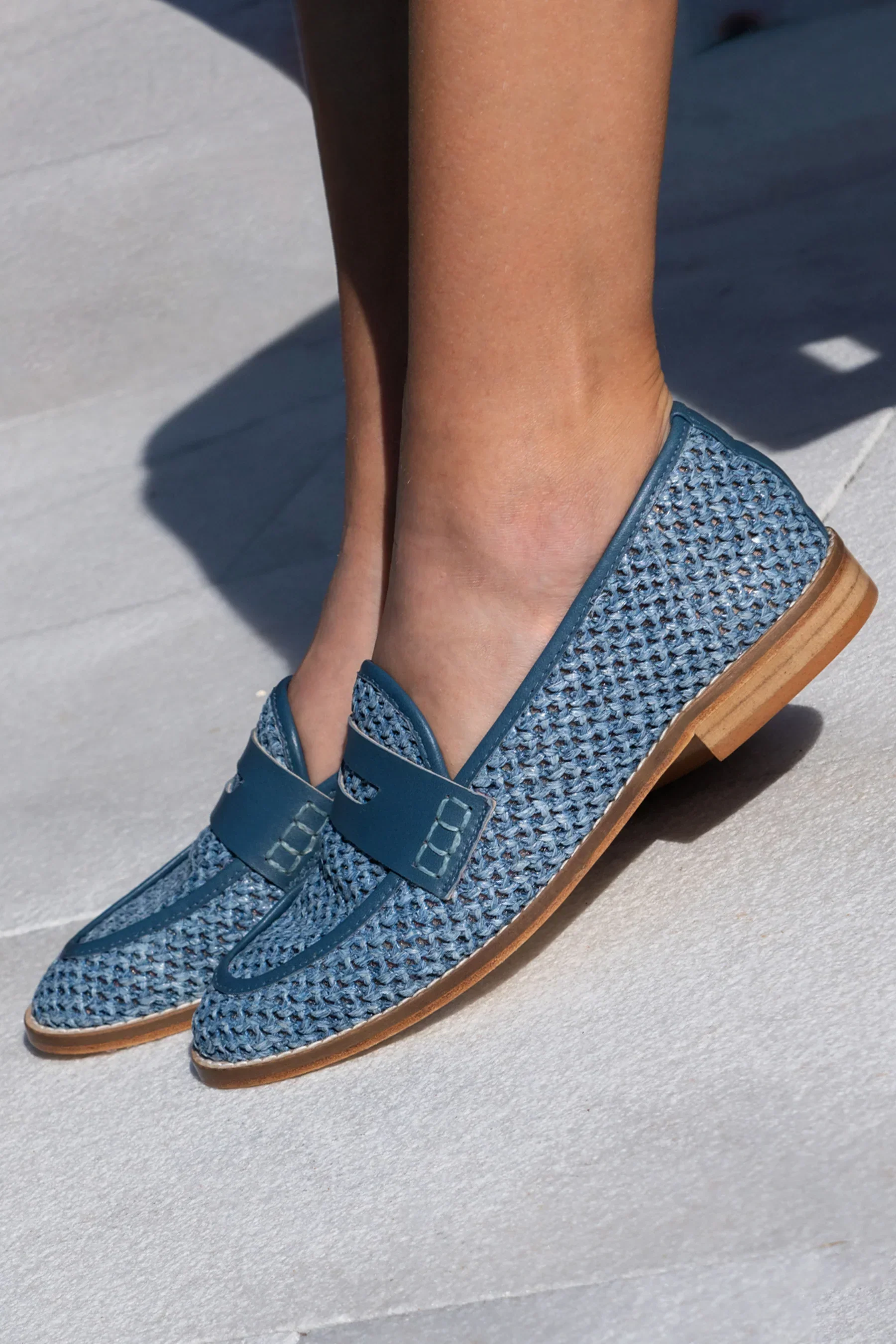 Camila Blue Raffia - Image 7
