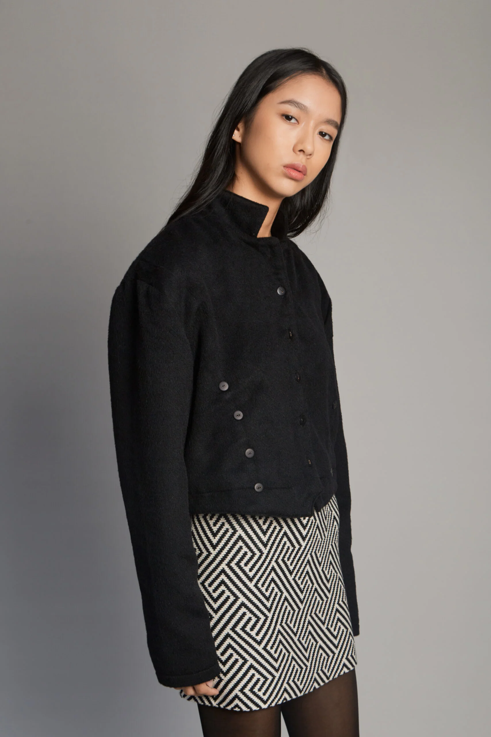 Capitana Alpaca Black Jacket - Image 6