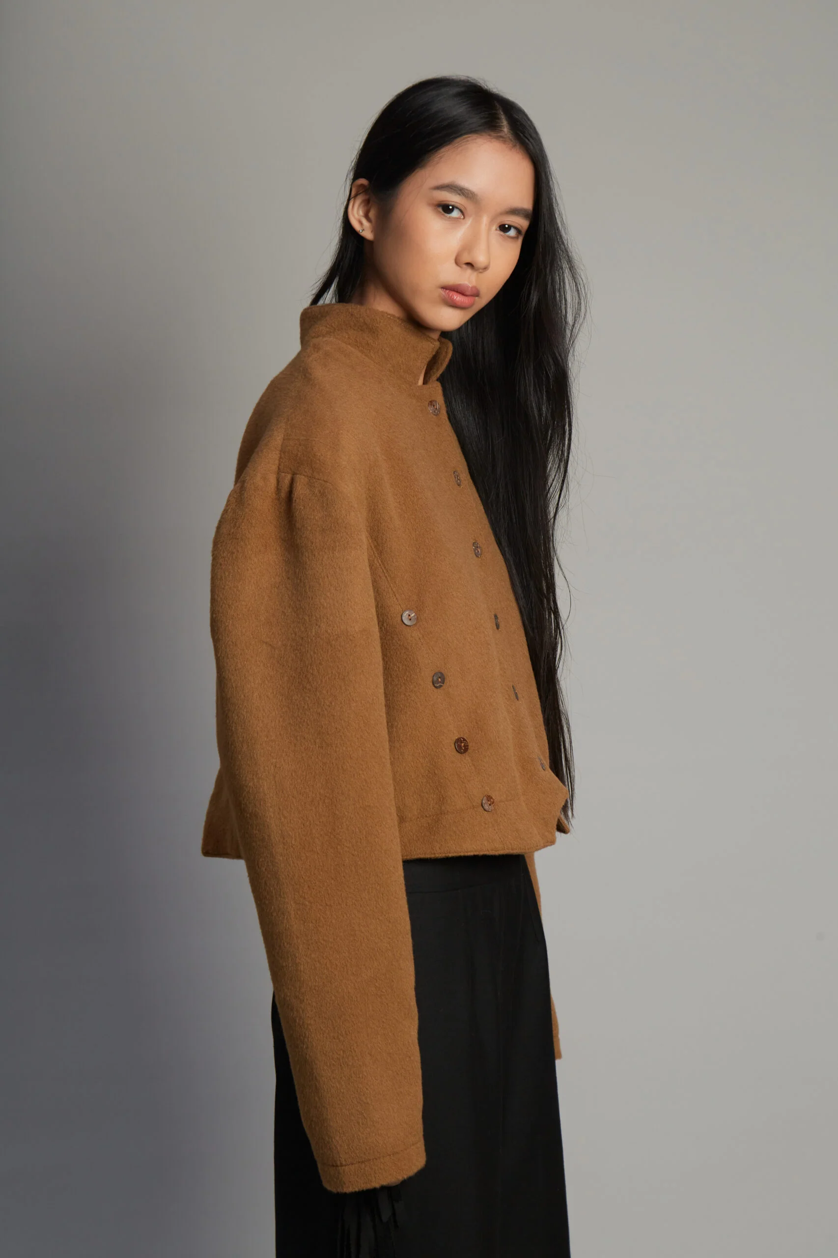 Capitana Alpaca Camel Jacket - Image 7