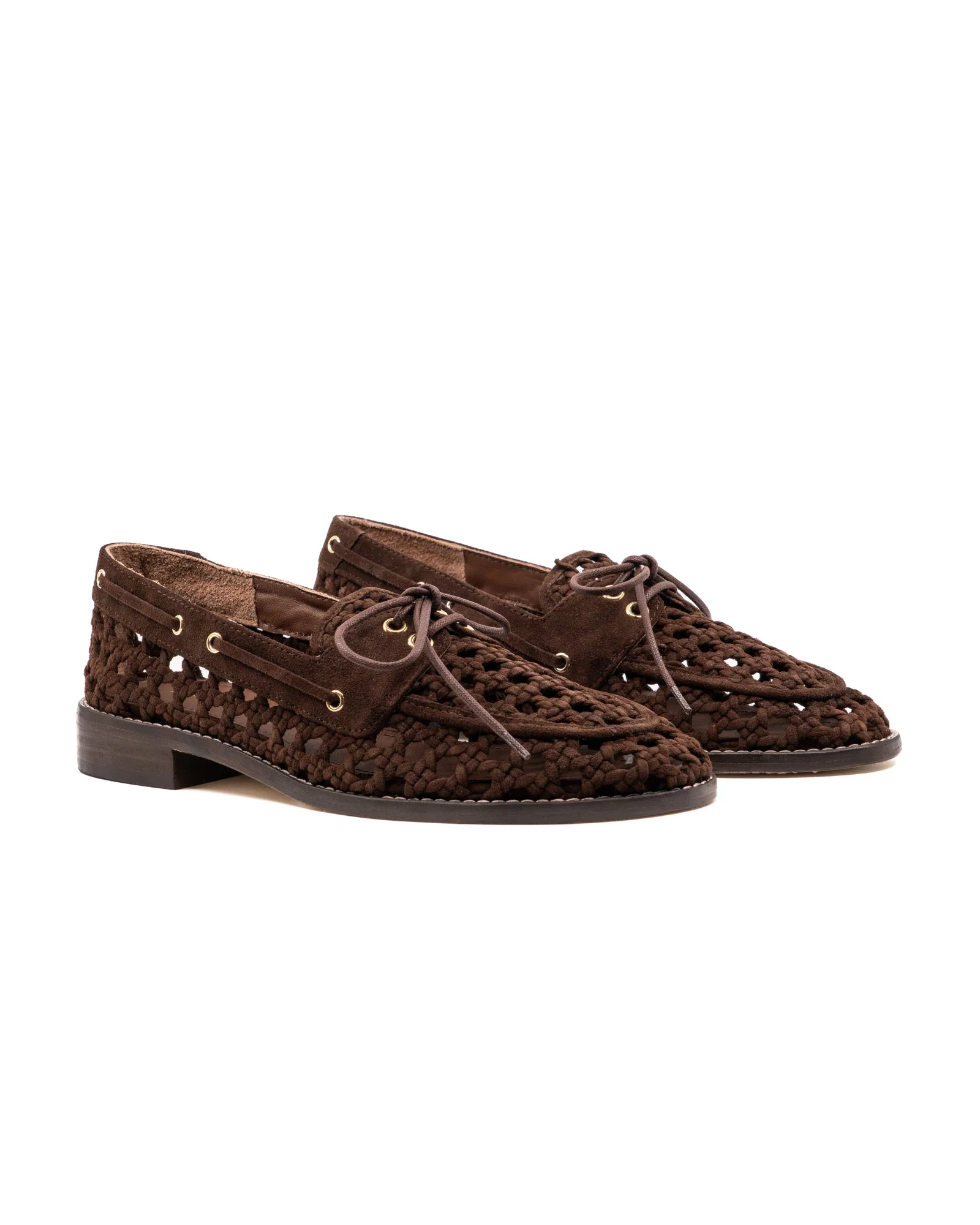 Carla Chocolate Suede Loafer - Image 2