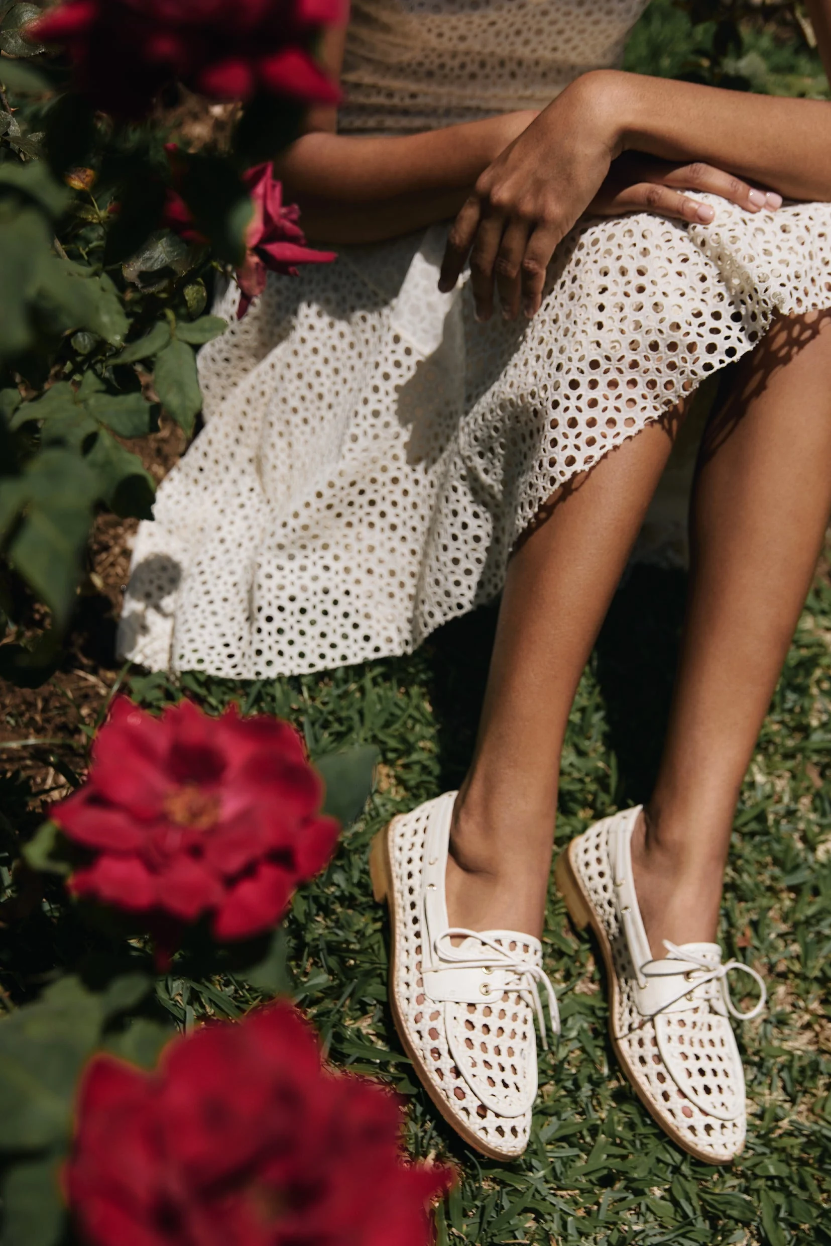 Carla White Leather Loafer - Image 10