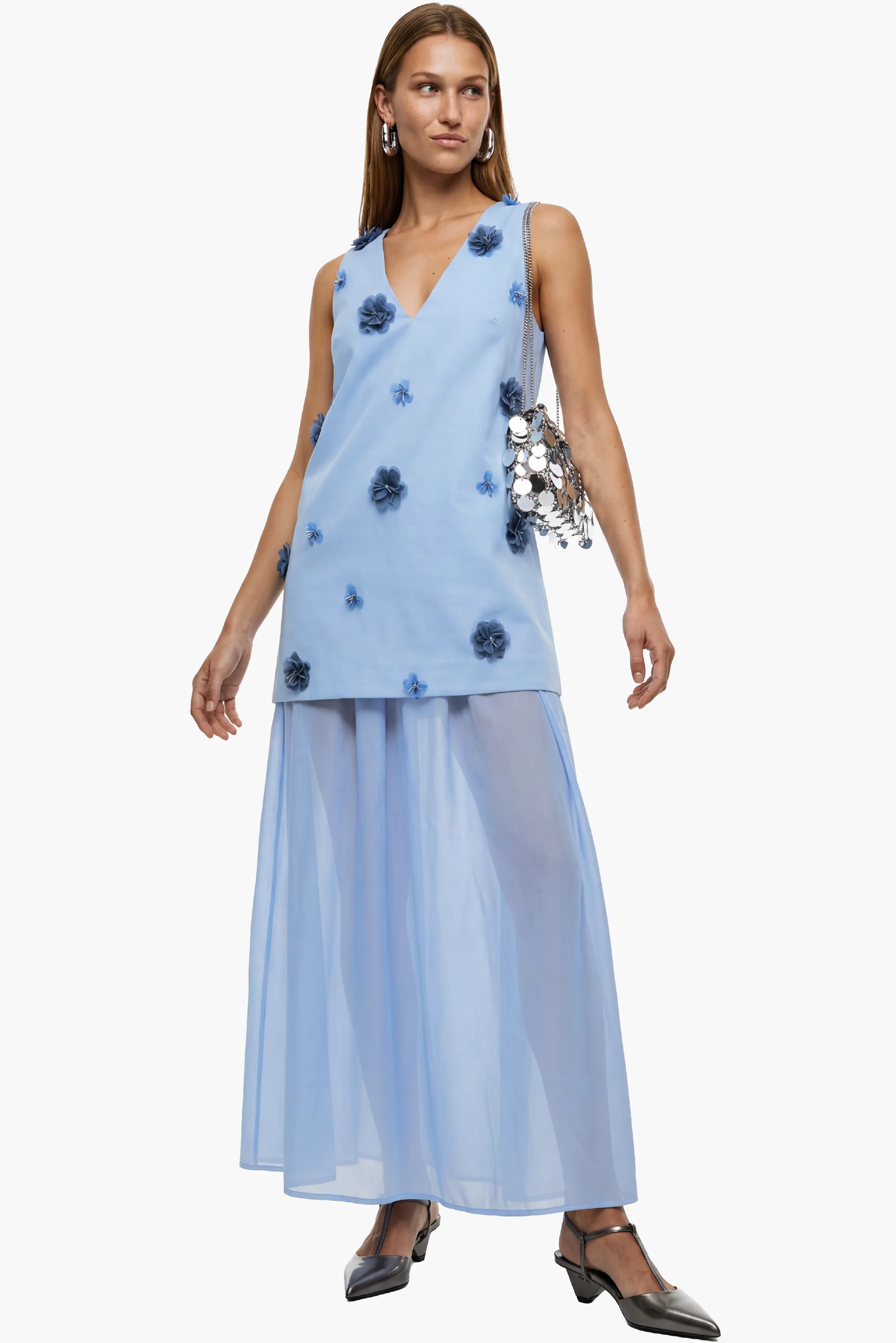 Caroline Embellished Two-Piece Dress - Image 4