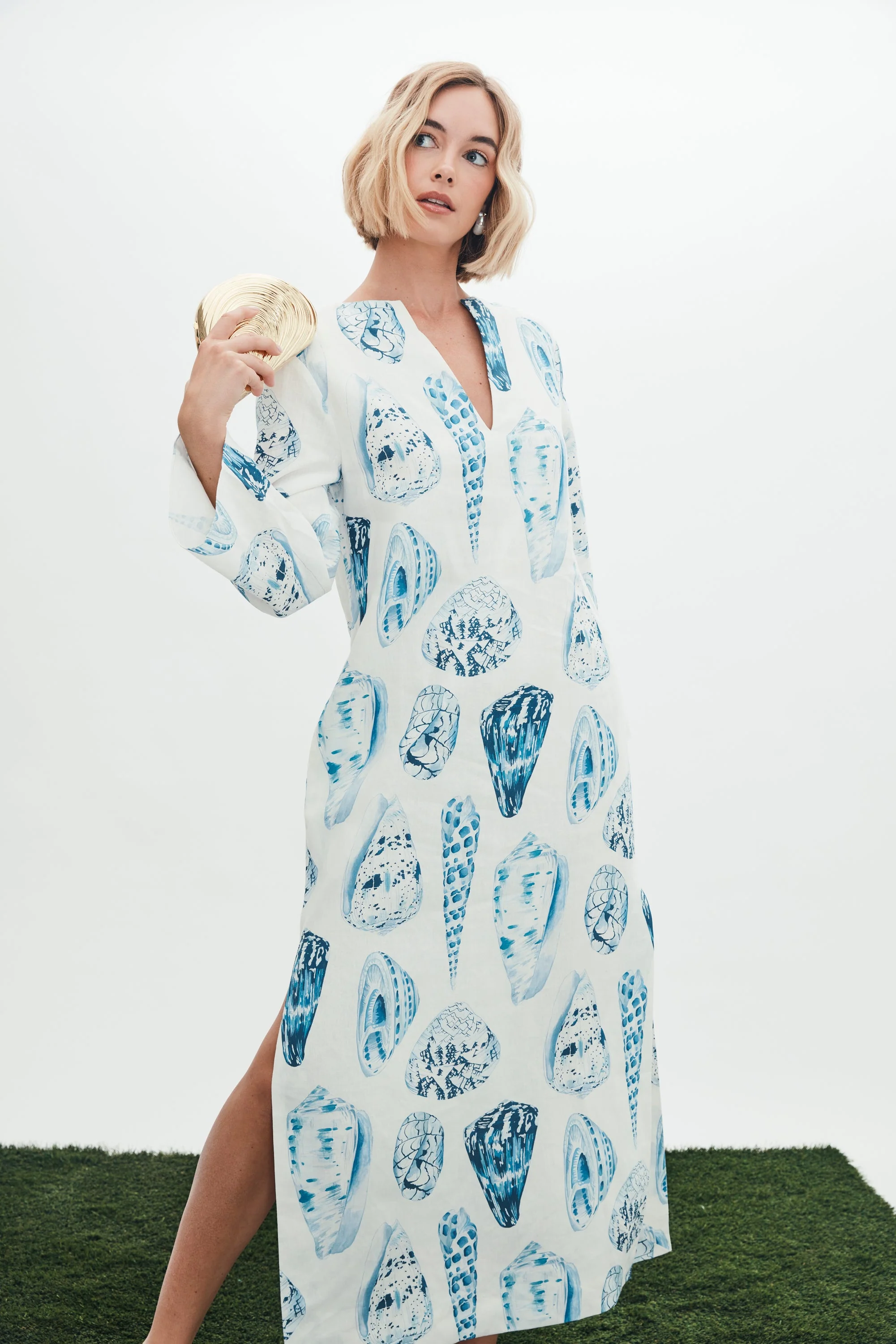 Chloe Caftan in Coquina - Image 10