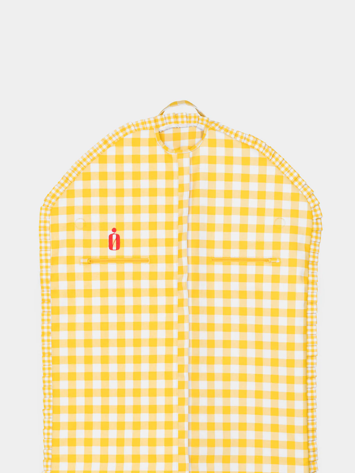 Classic Bag Pleats in Gingham | Yellow Check - Image 3