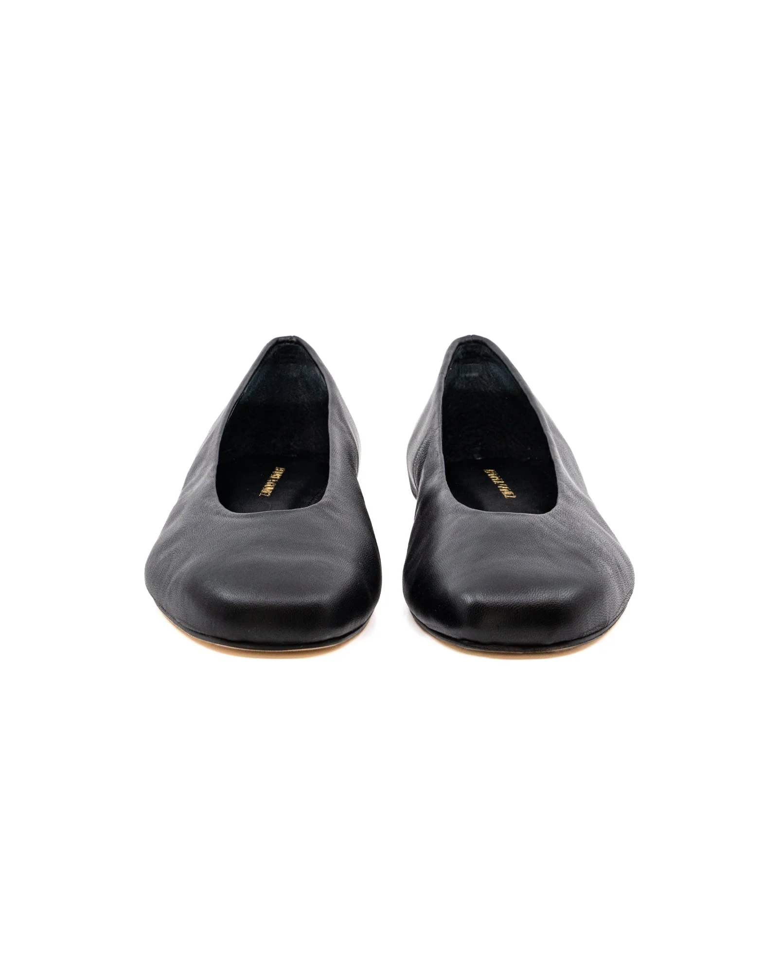 Dalia Black Leather Ballerina - Image 6