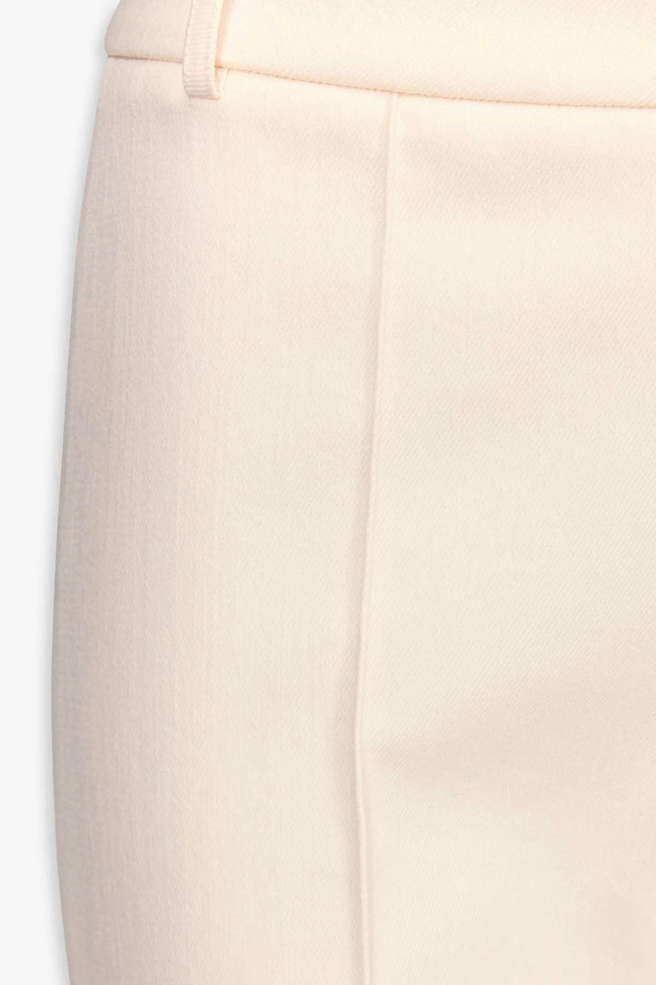 Denim Ecru Straight Pants - Image 3