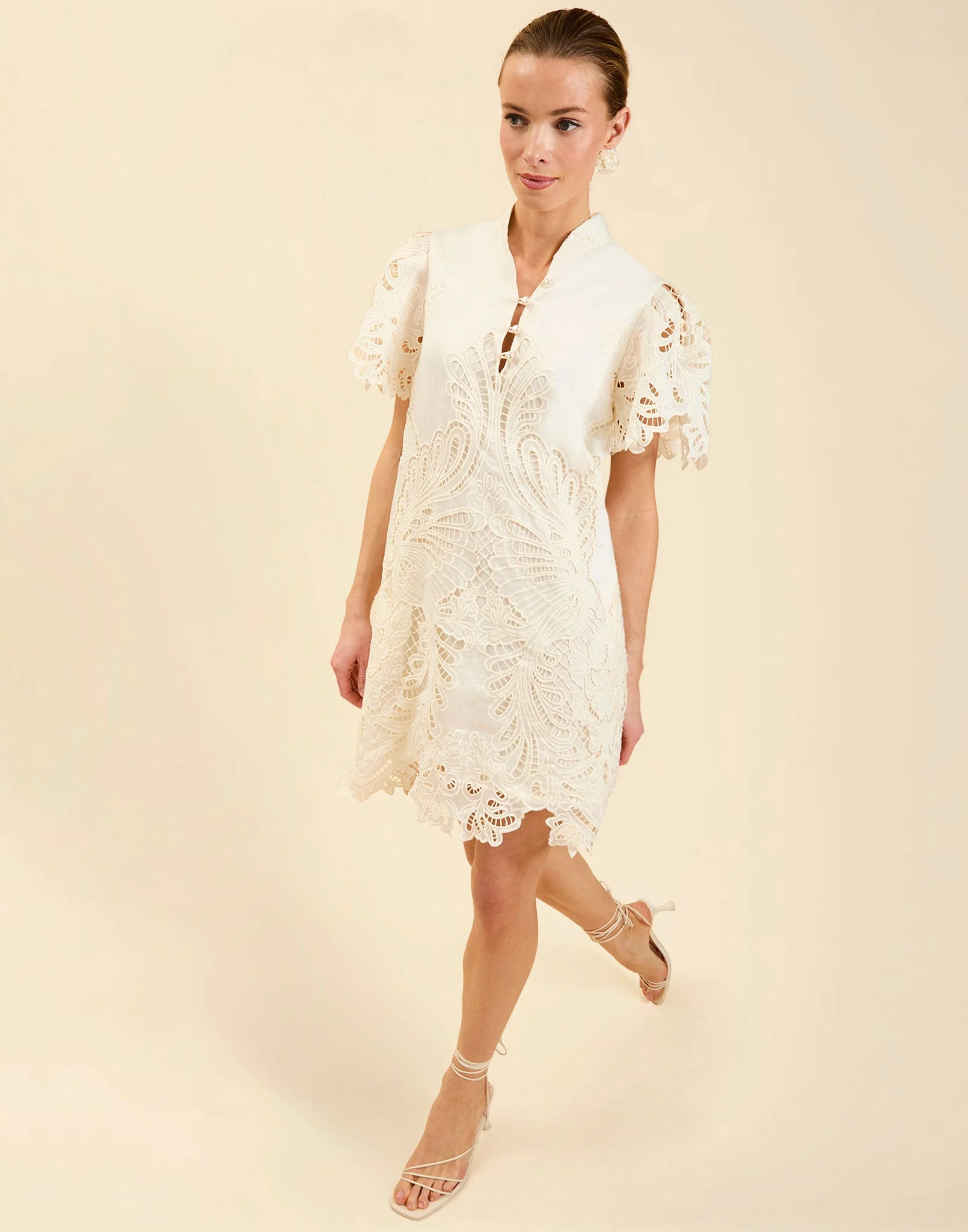 Elliana Lace Mini Dress - Image 14