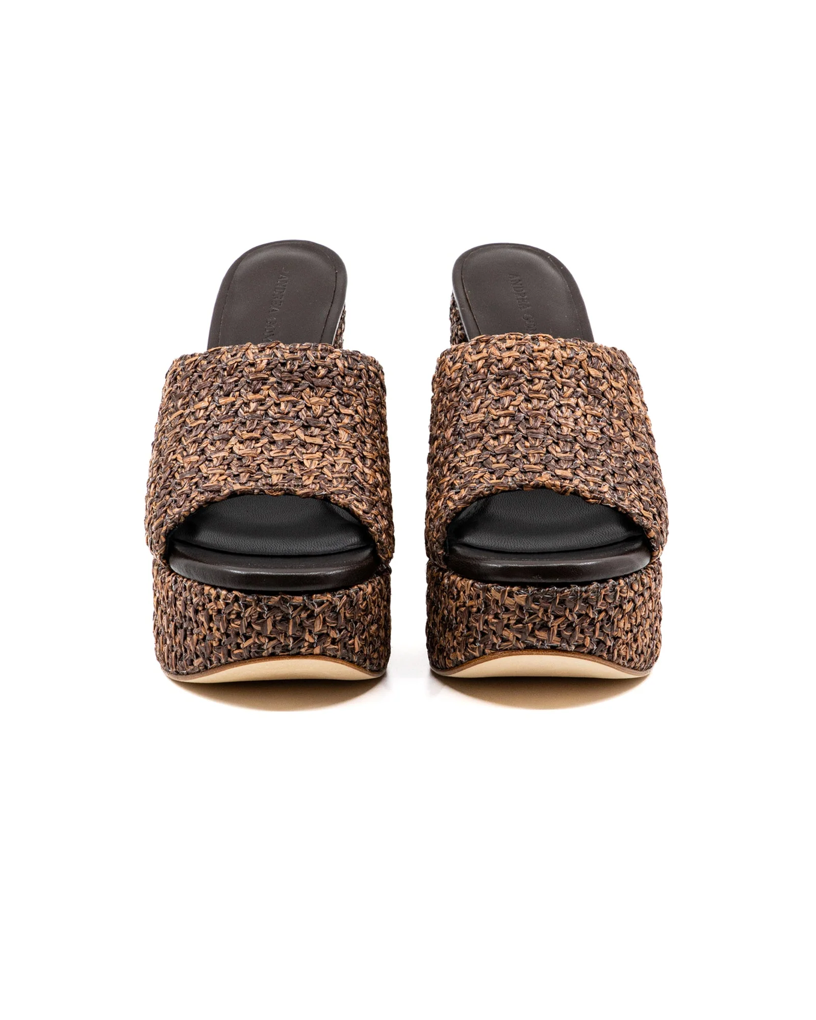 Fabiola Brown Raffia Platform - Image 5