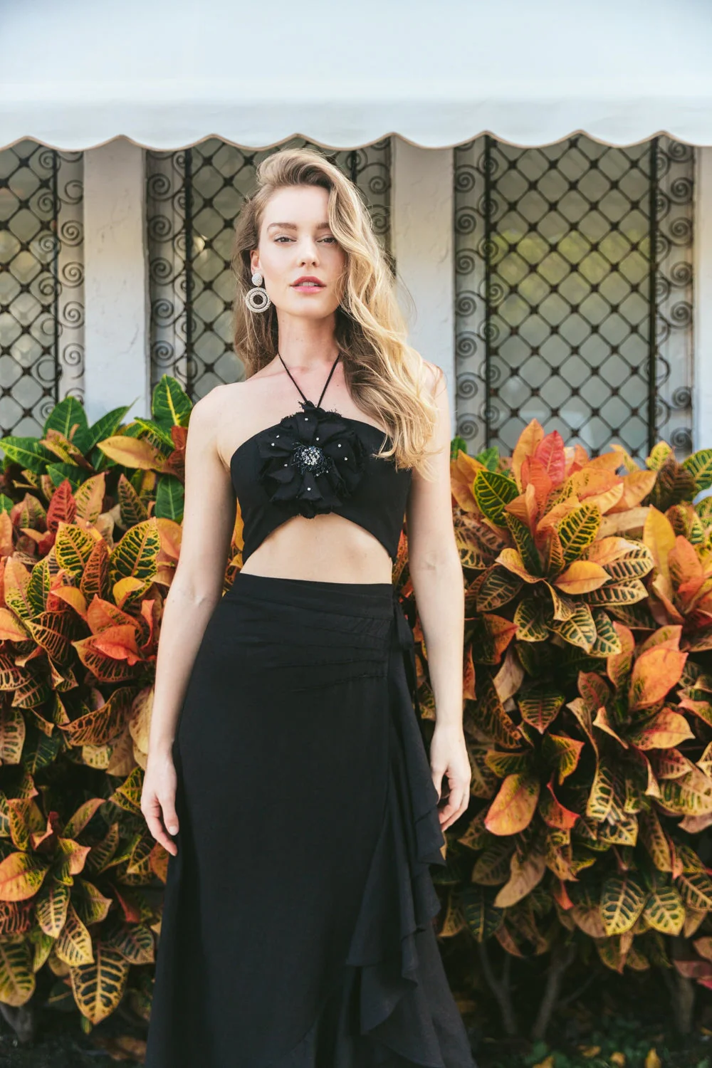 Gol Crop Top - Black - Image 10
