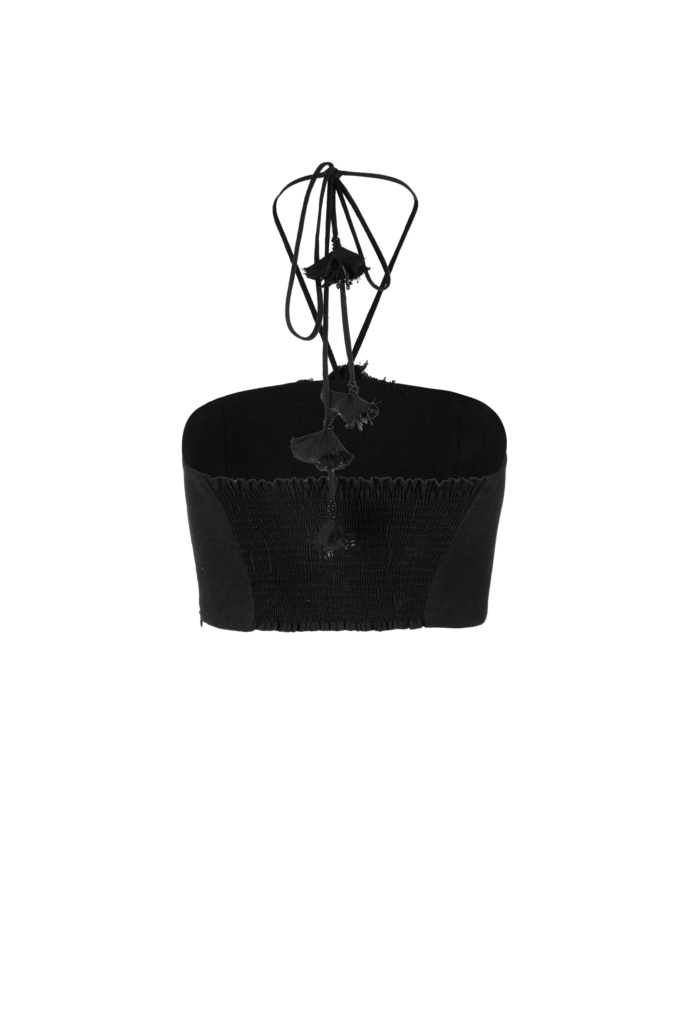 Gol Crop Top - Black - Image 4