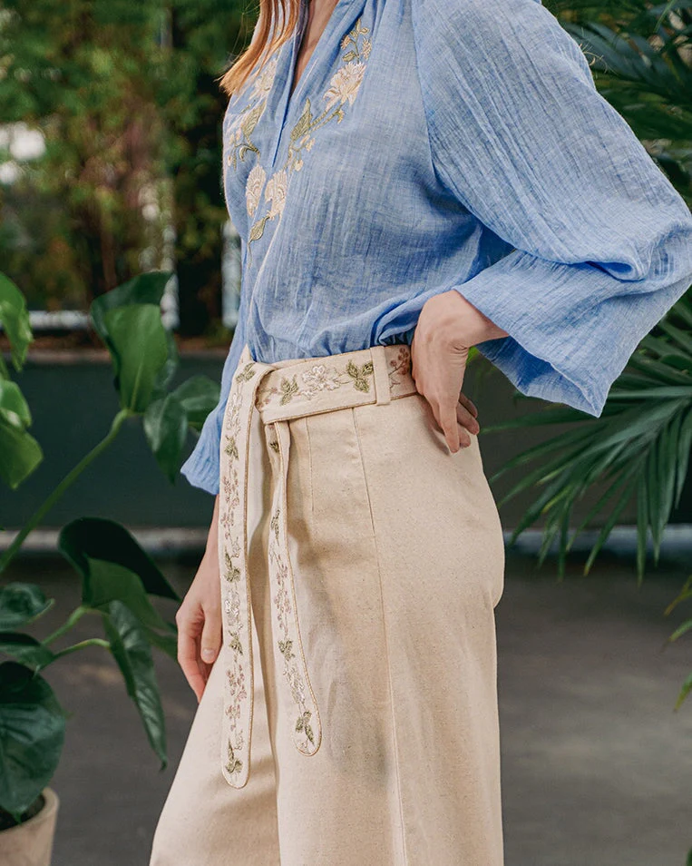 Ivy Pants - Creme - Image 8