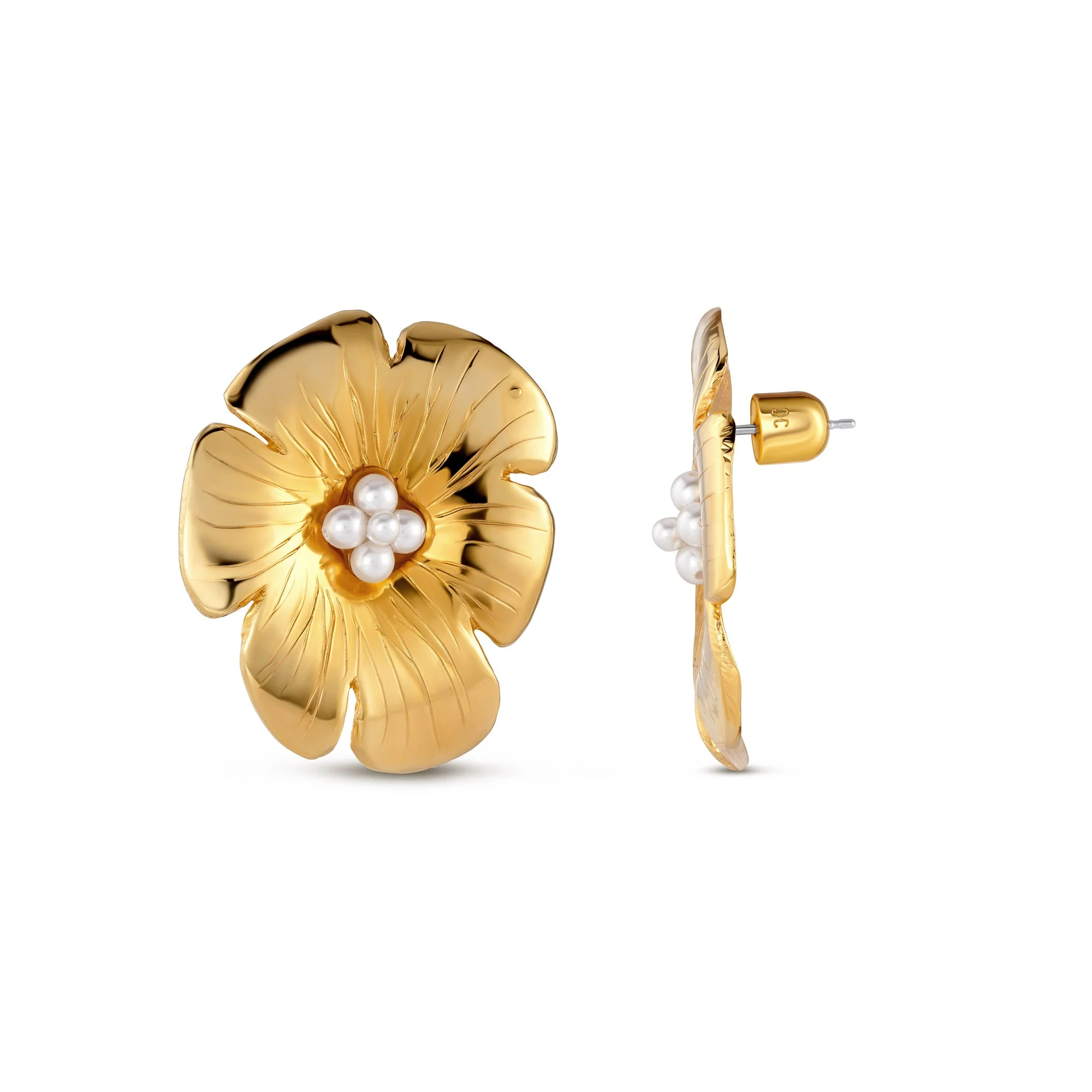 Large Poppy Flower Earring - Image 5