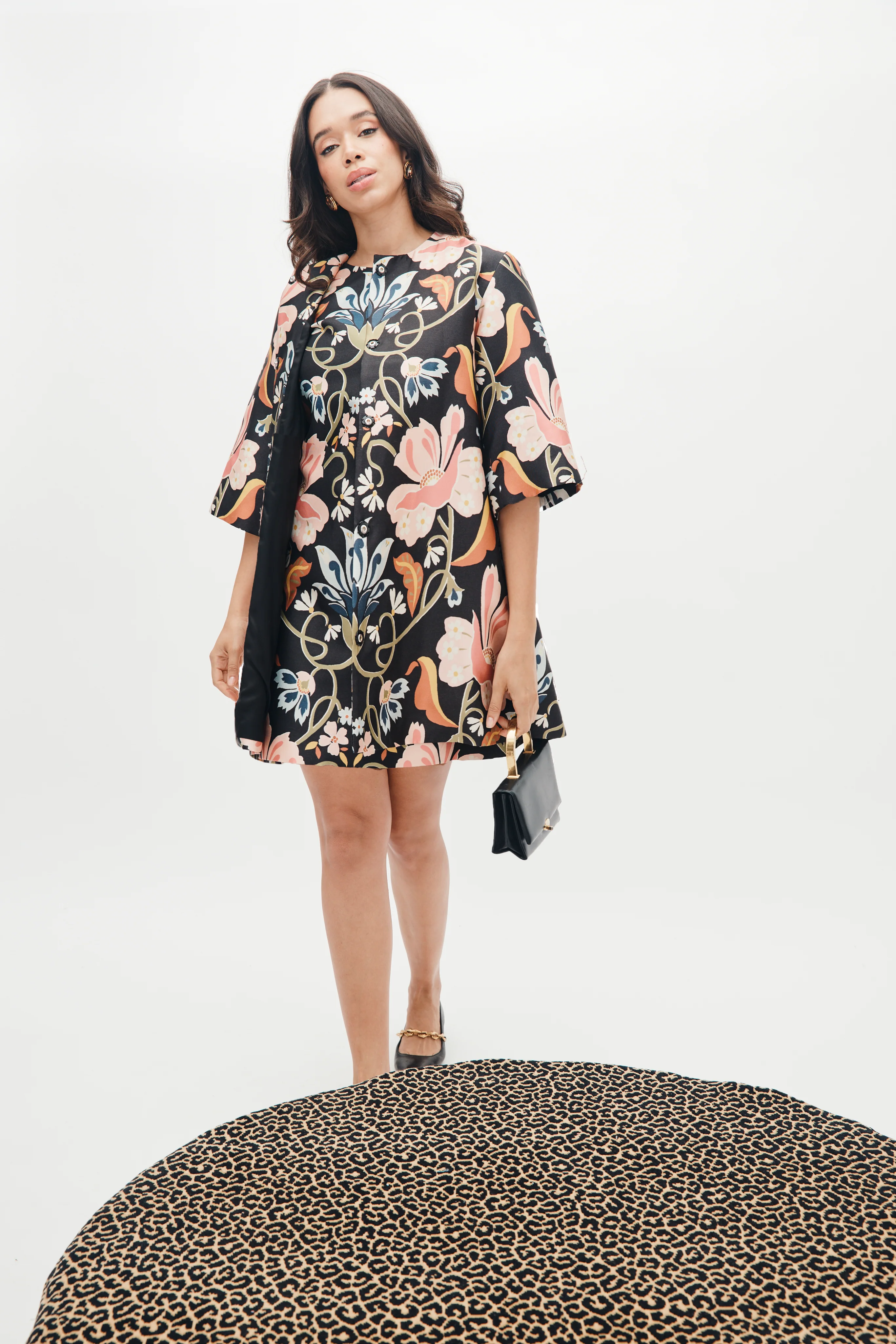Laurel Dress in Floral Vines - Image 4
