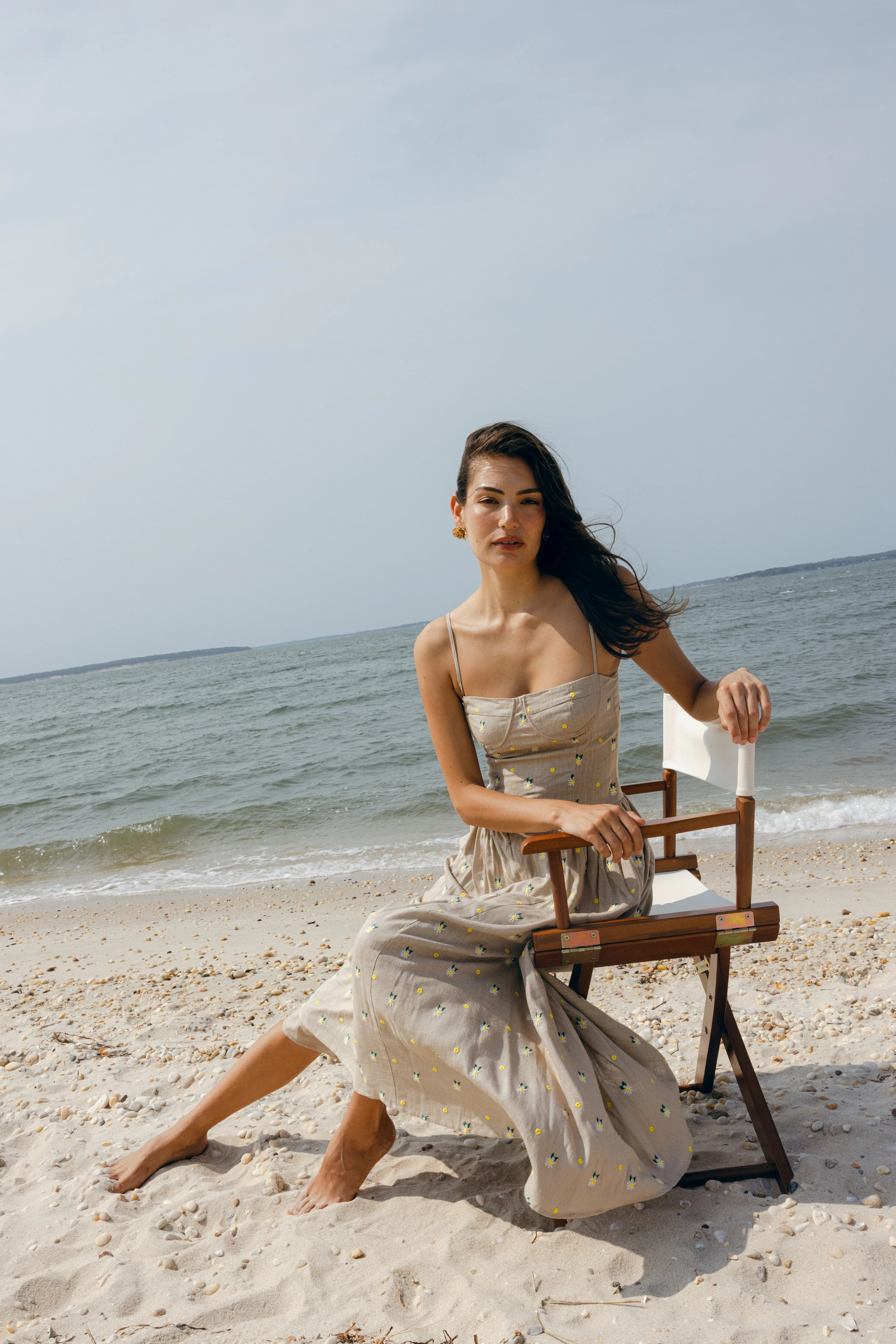 Lou Lou Dress Embroidered Daisy - Image 4