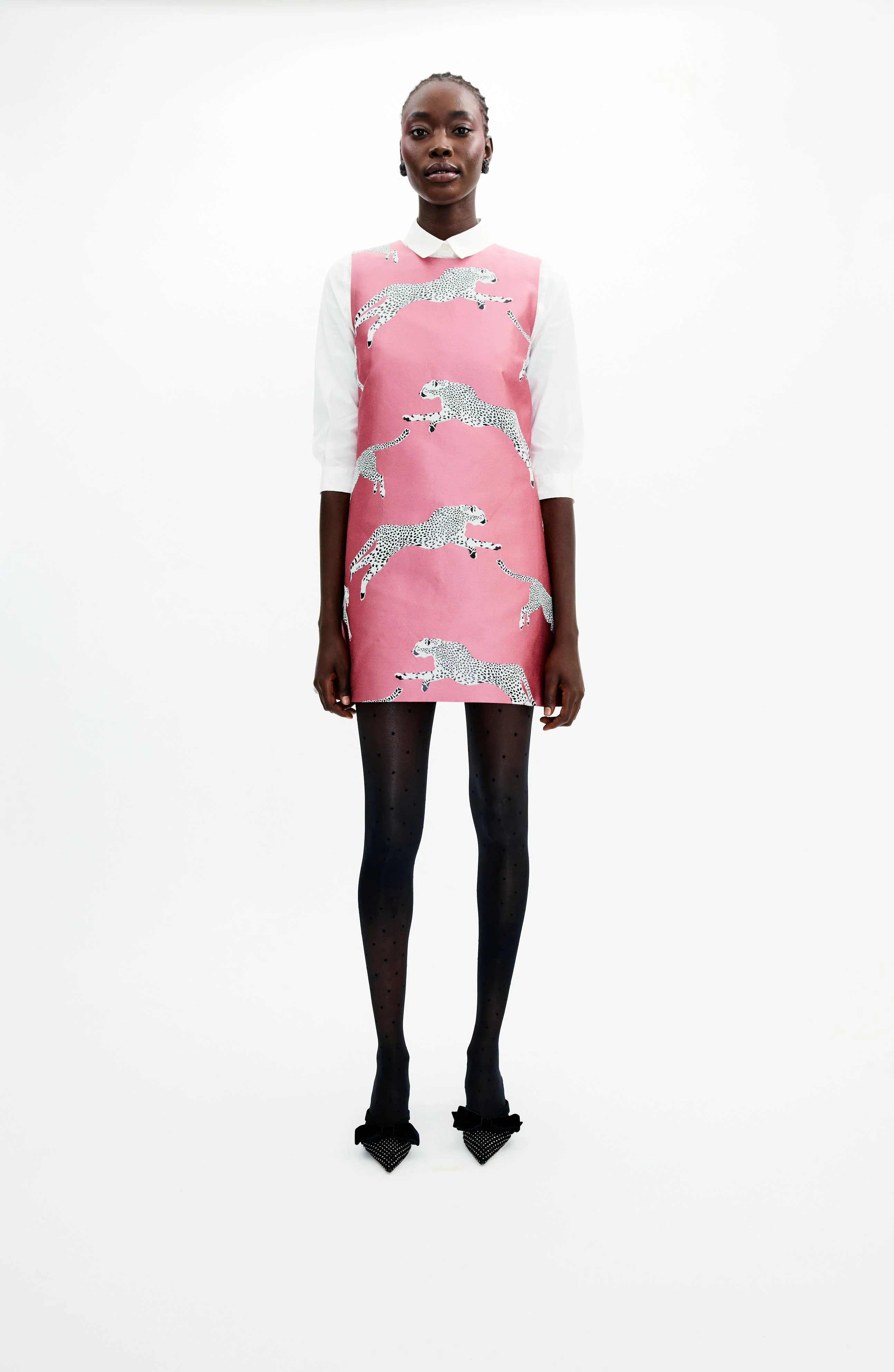 Mae X Scalamandre Laurel Dress in Leaping Cheetah - Image 6