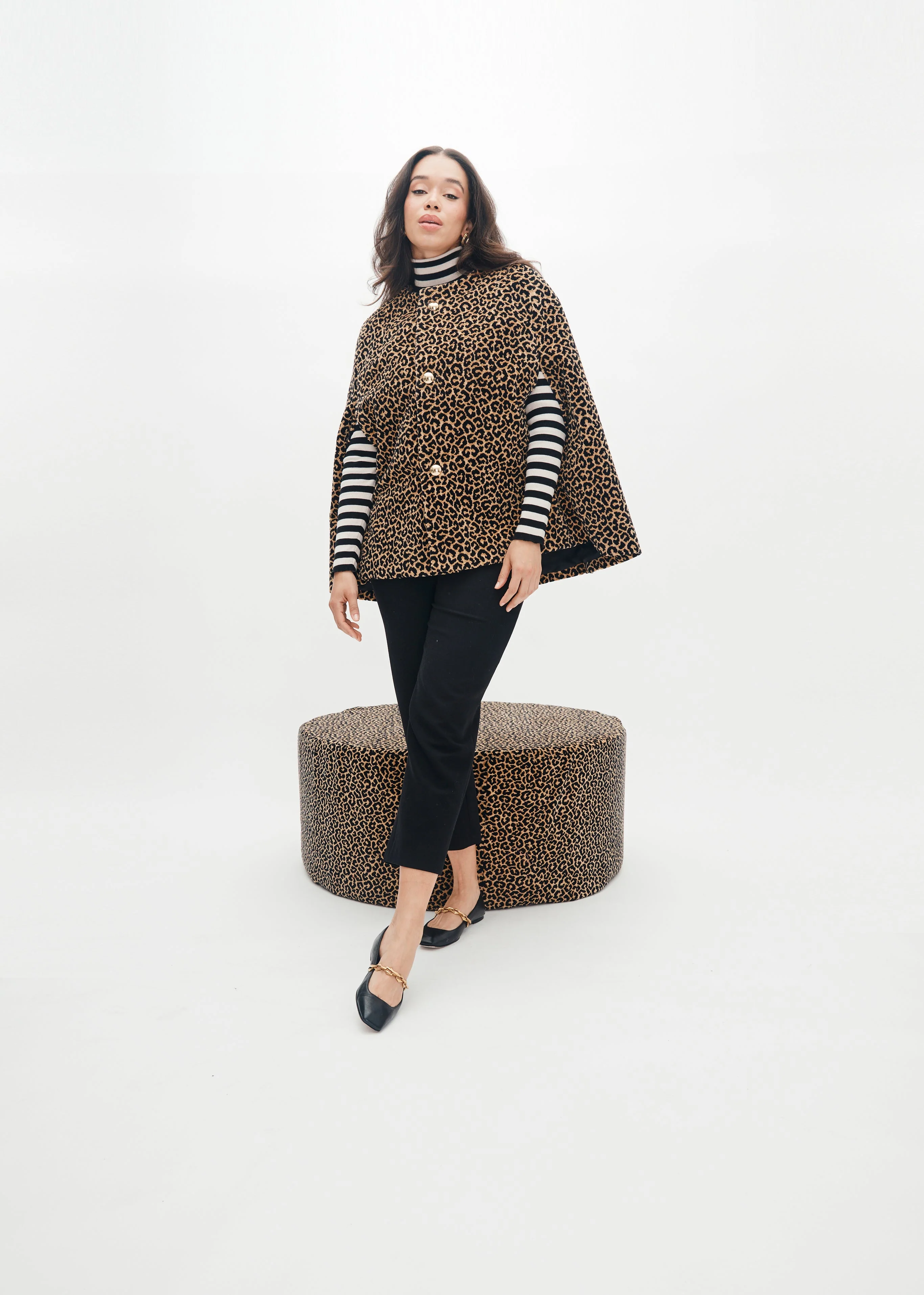 Mae X Scalamandré Selene Cape in Panthera Velvet - Image 6