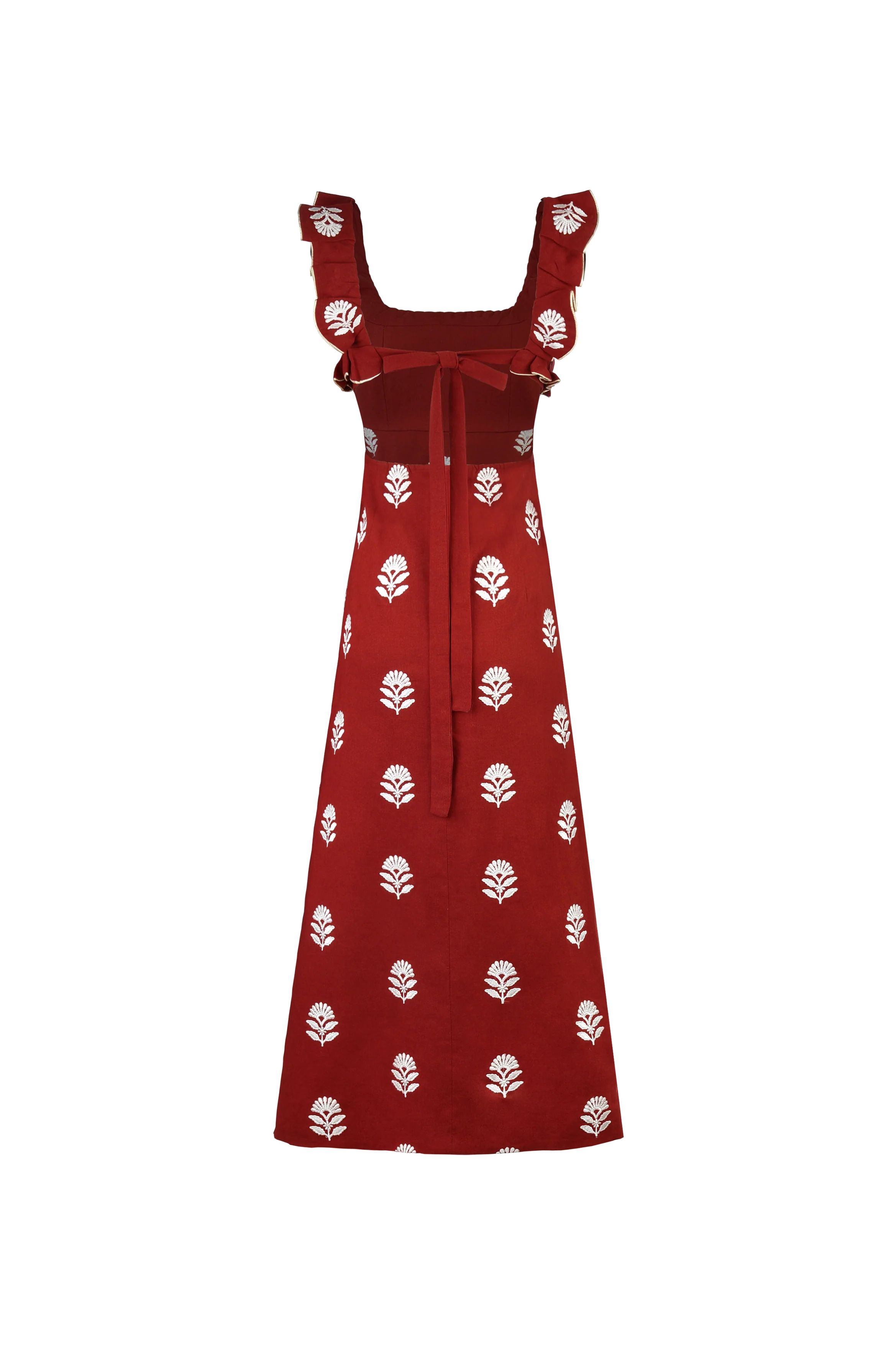 Malika Dress - Deep Red - Image 9