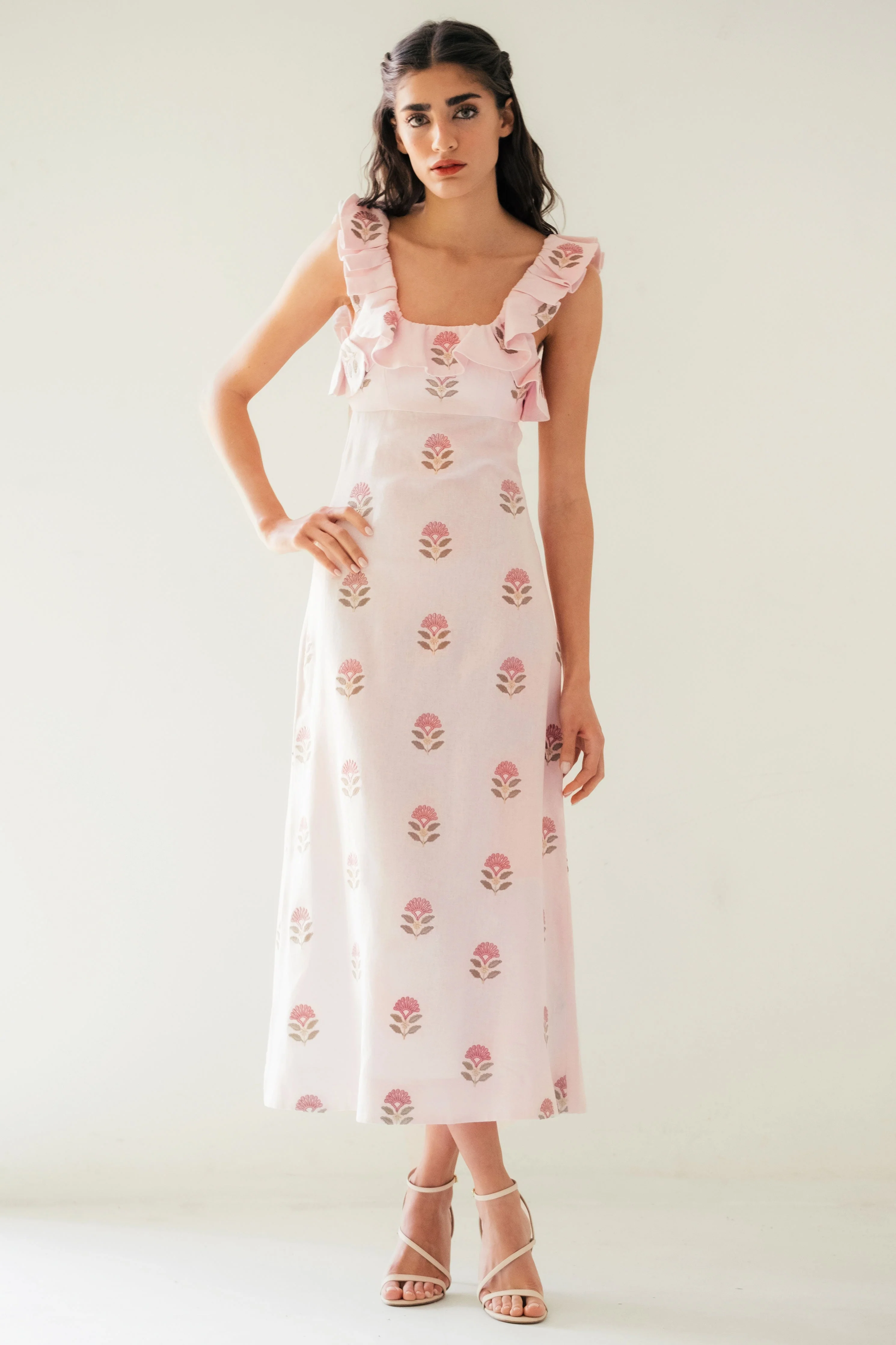 Malika Dress - Pink & Pink - Image 3