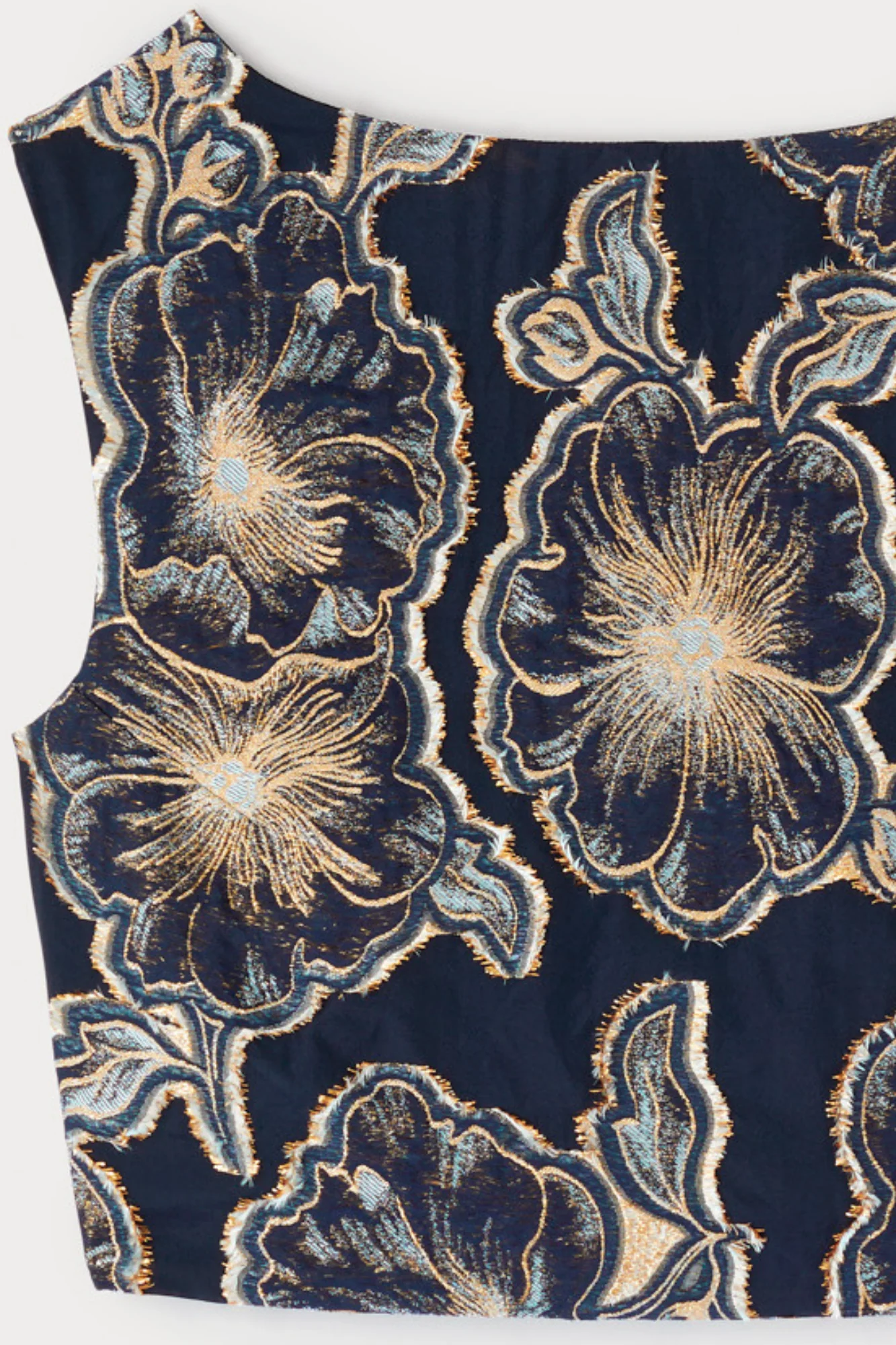 MIDNIGHT & GOLD Cropped Top - Image 5