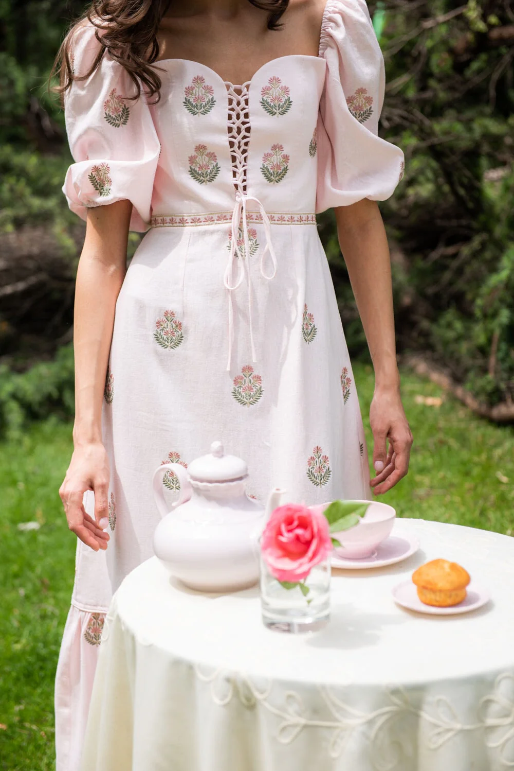 Mitra Maxi Dress - Pink & Pink - Image 12