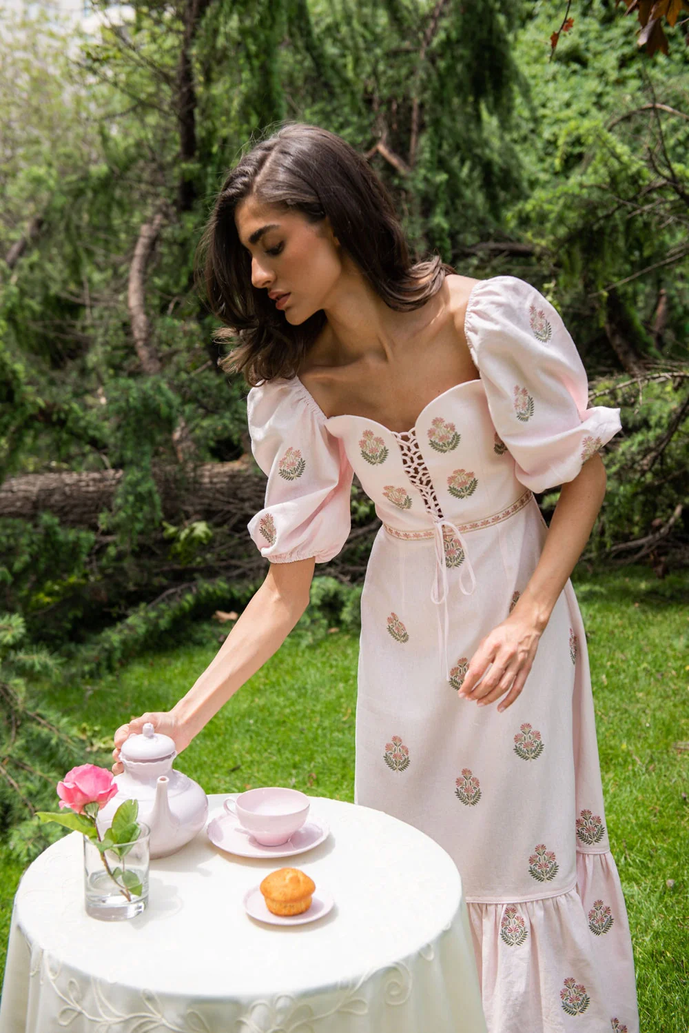 Mitra Maxi Dress - Pink & Pink - Image 13