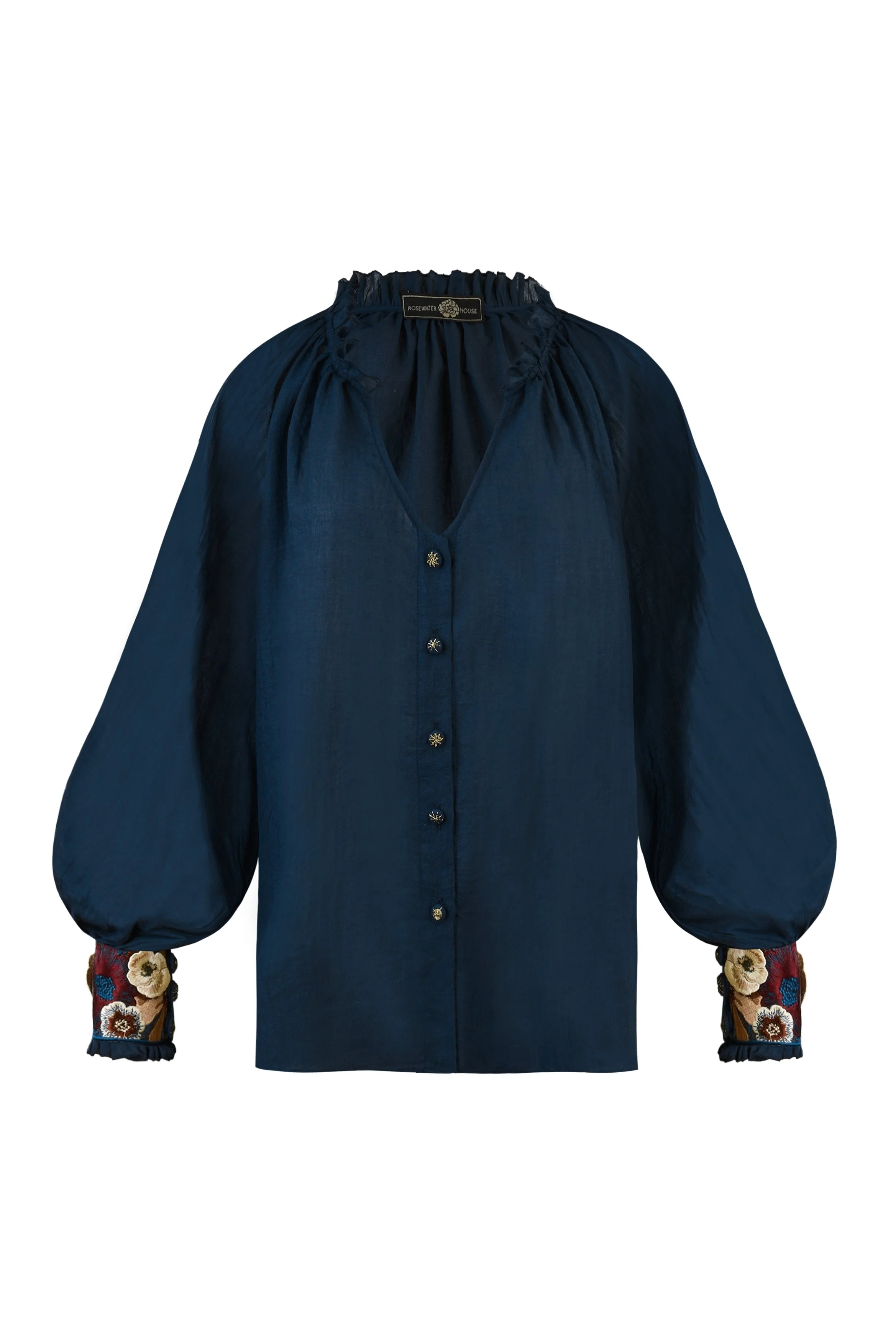Pansy Blouse - Navy - Image 12