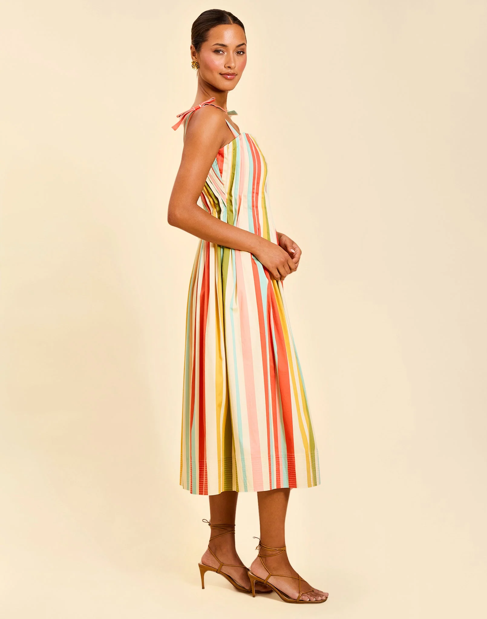 Pre-Order - Anais Pintuck Midi Dress - Image 7