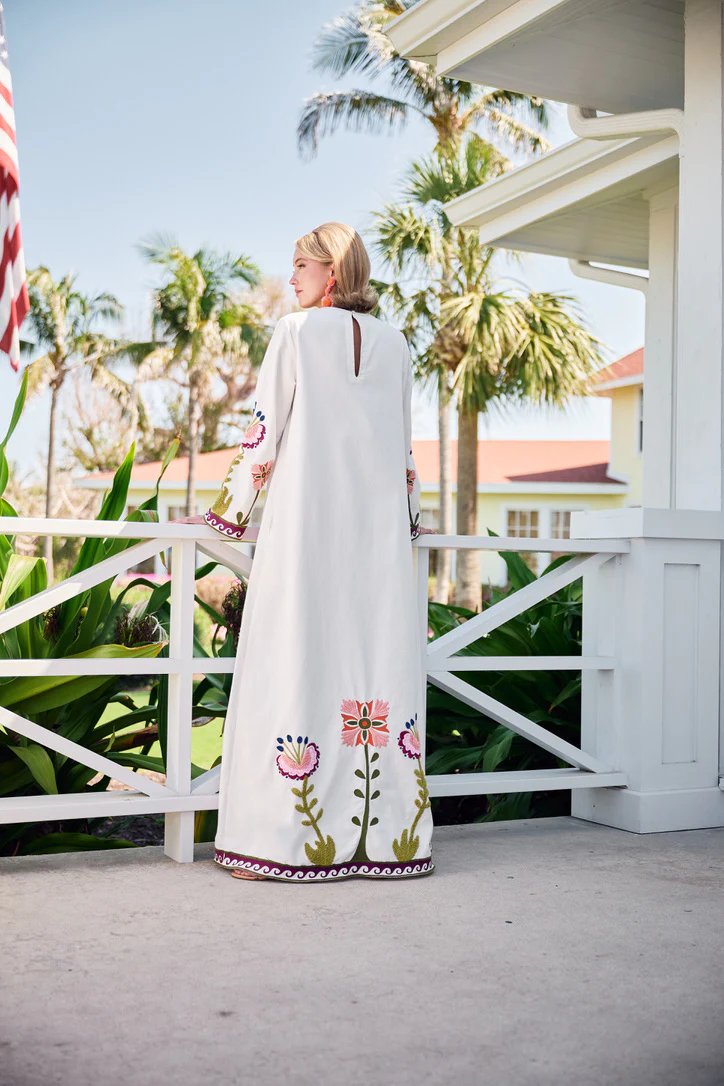Kaftan - Floral Embroidered - Image 8
