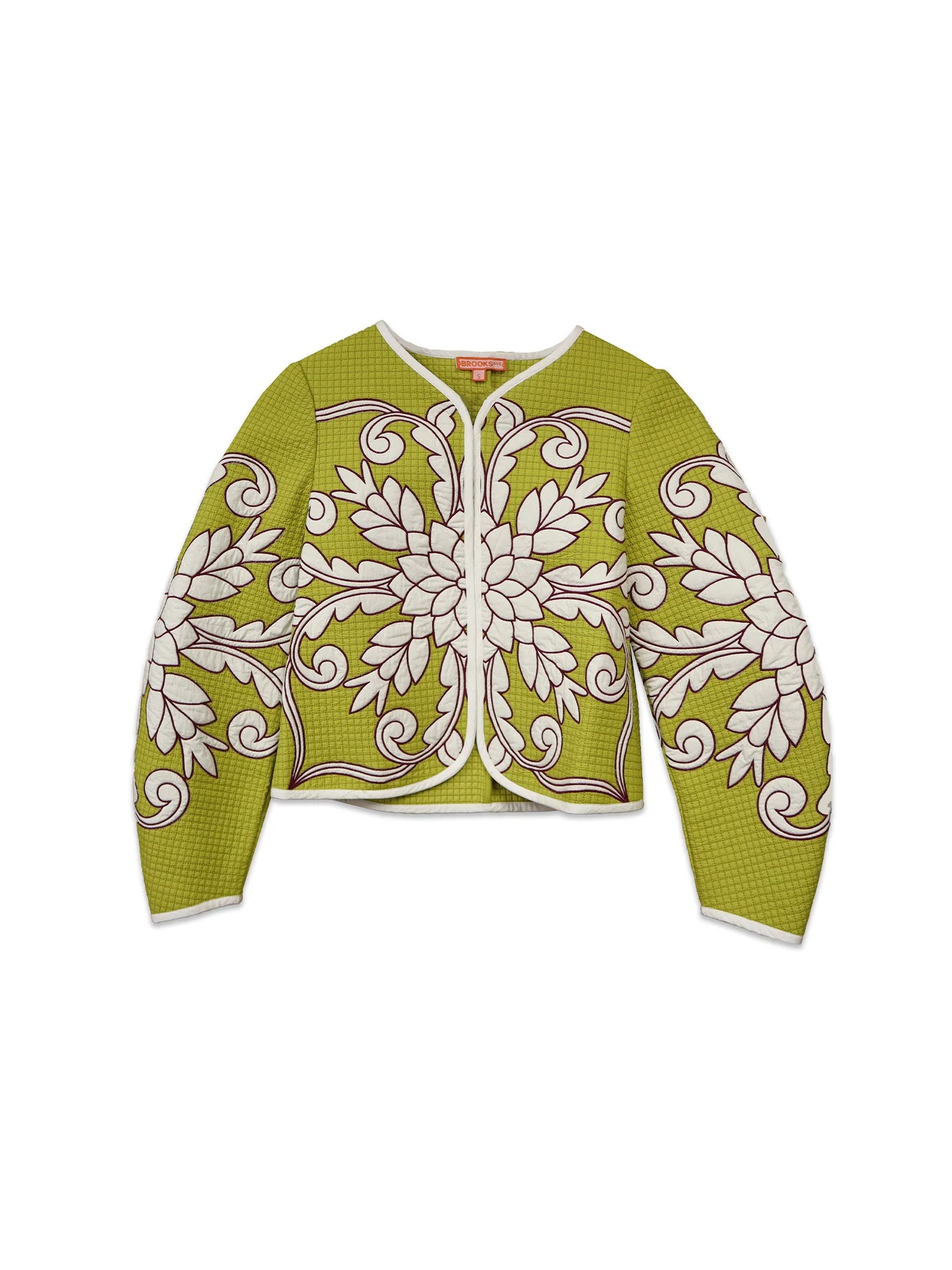 Mimi Quilted Jacket - Pear Trapunto - Image 24
