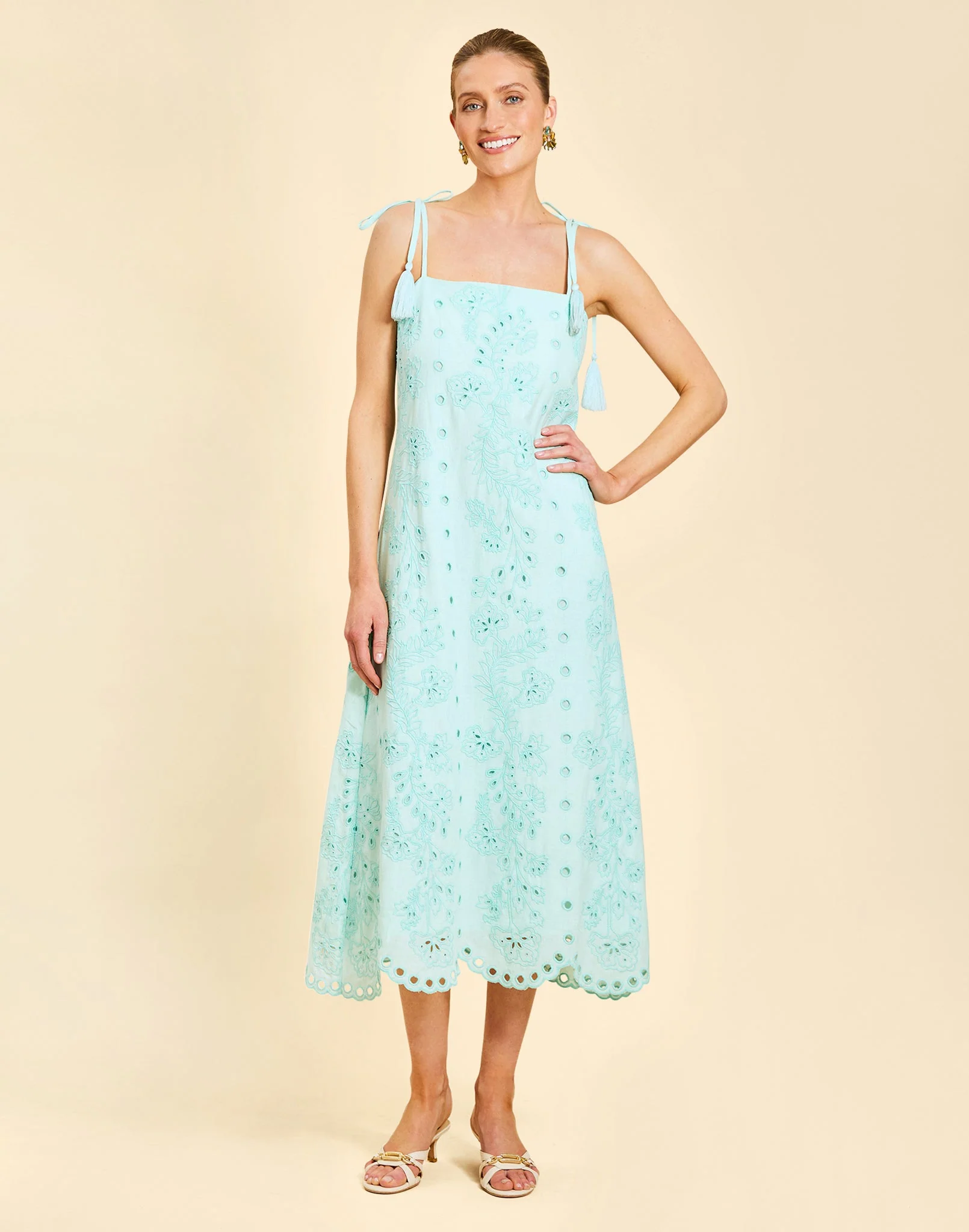 Pre-Order - Salvador Tassel Midi Dress - Image 10