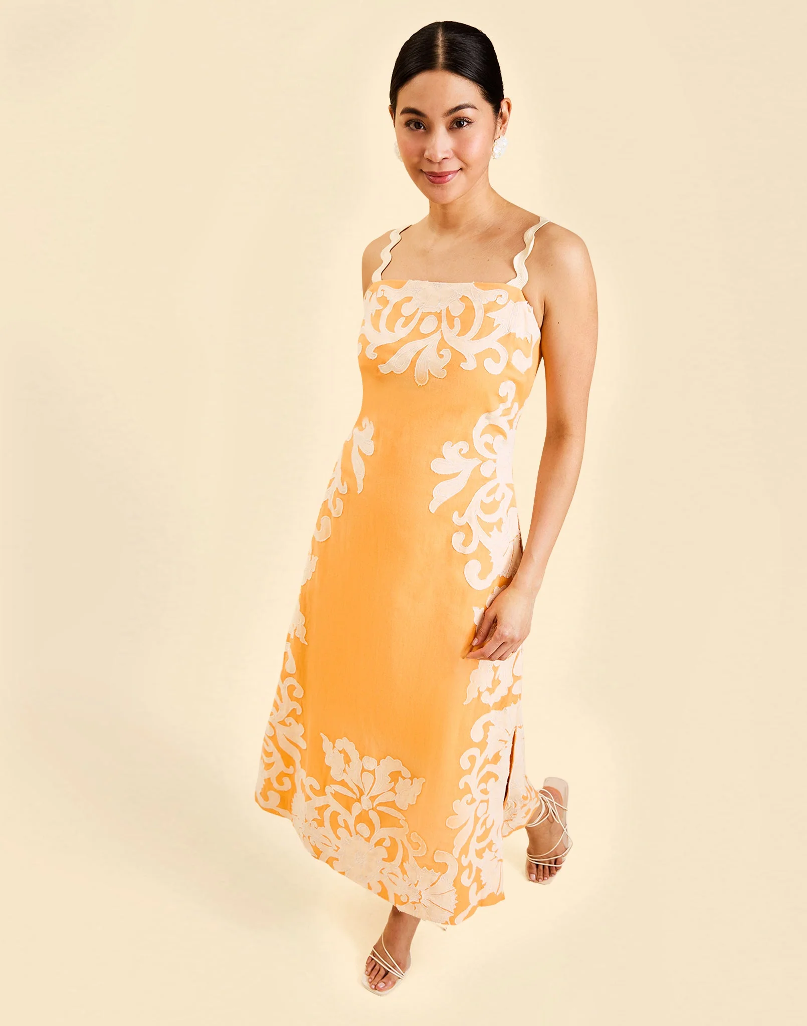Sammy Embroidered Midi Dress - Image 5