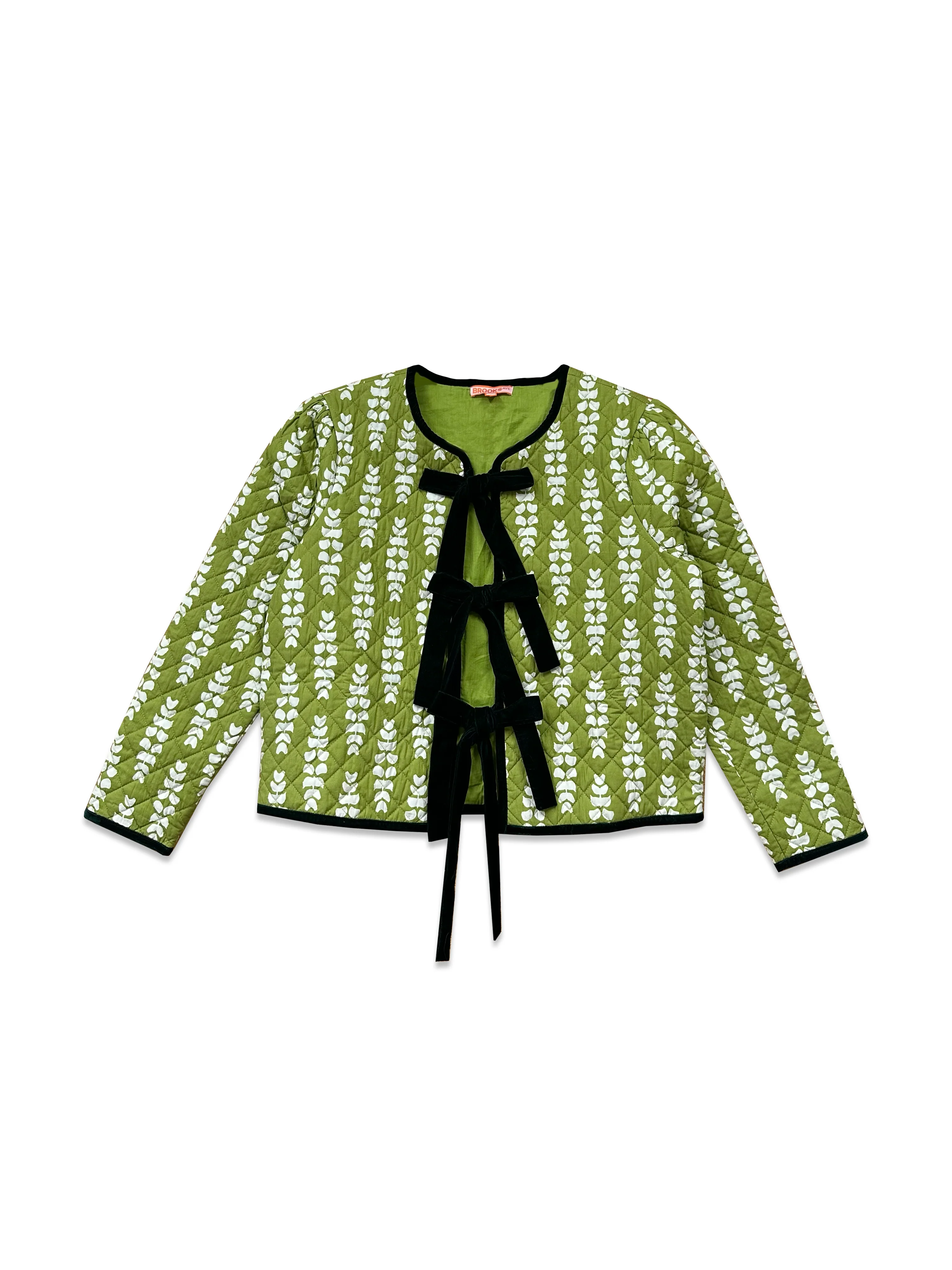 Quilted Rosy Jacket - Green Leaf - Image 18