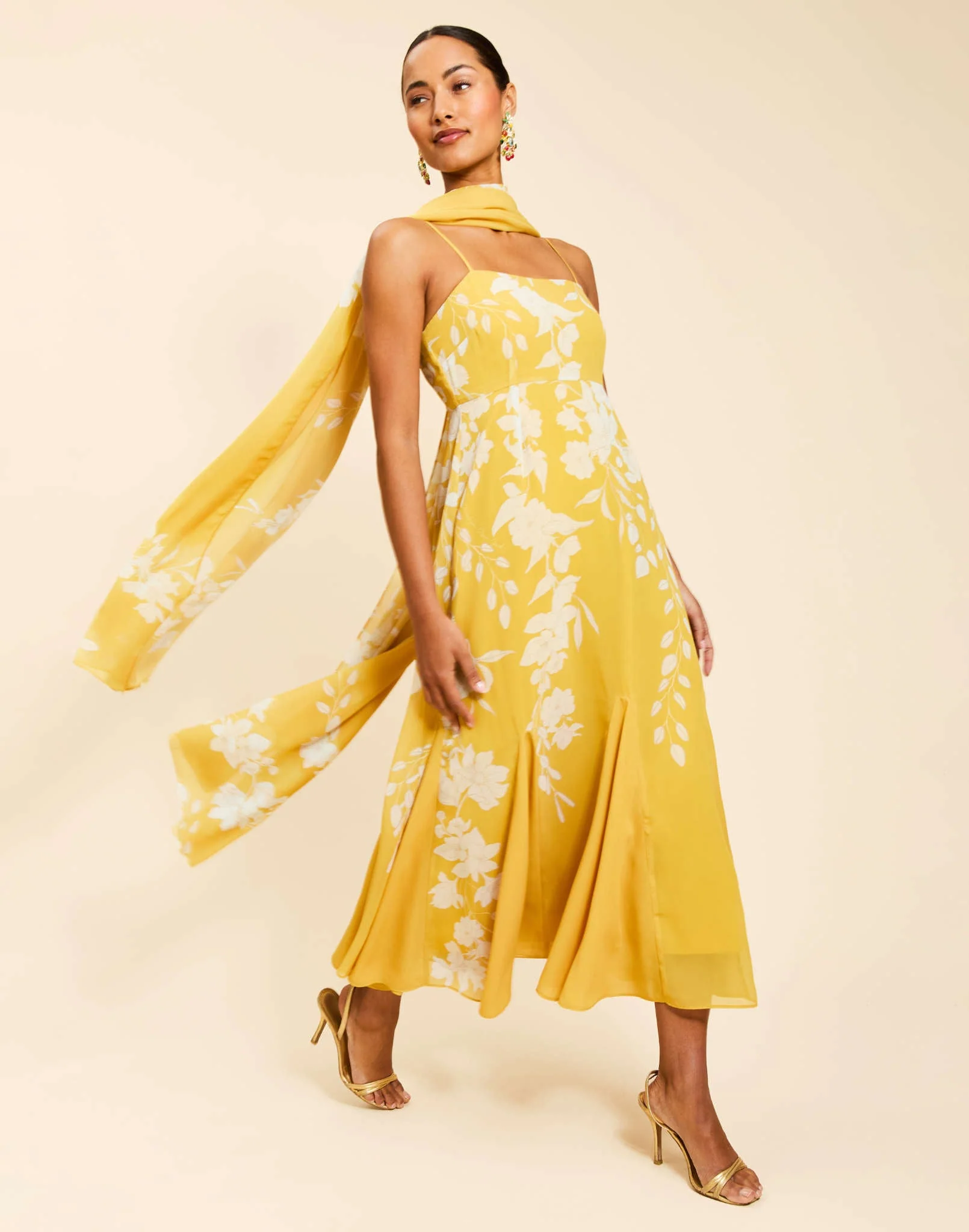 Reverie Tea-Length Sash Dress - Image 4