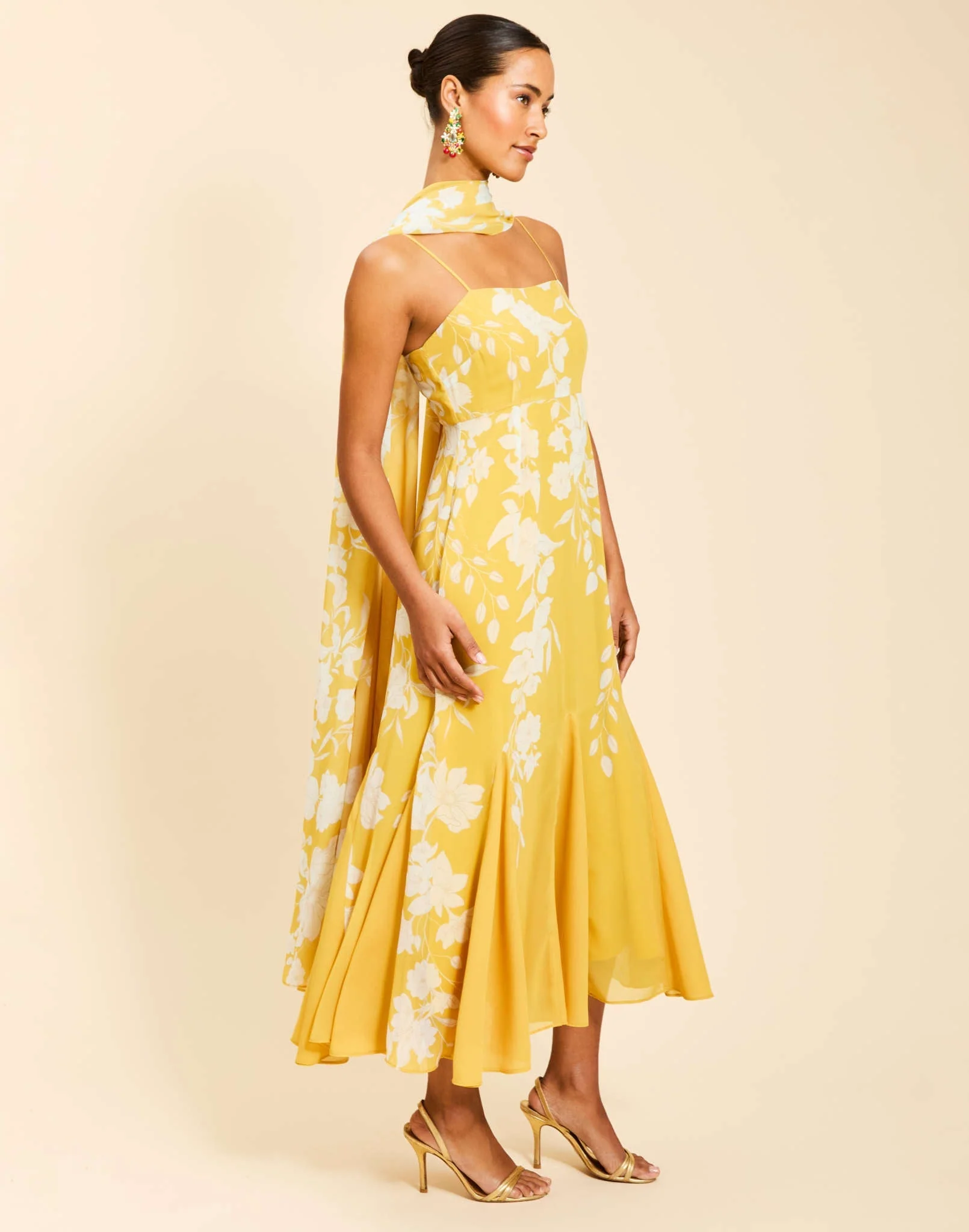 Reverie Tea-Length Sash Dress - Image 9