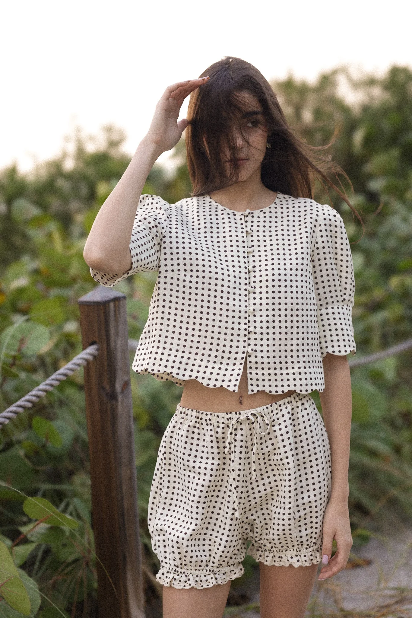 Scalloped Top Polka Dot - Image 3