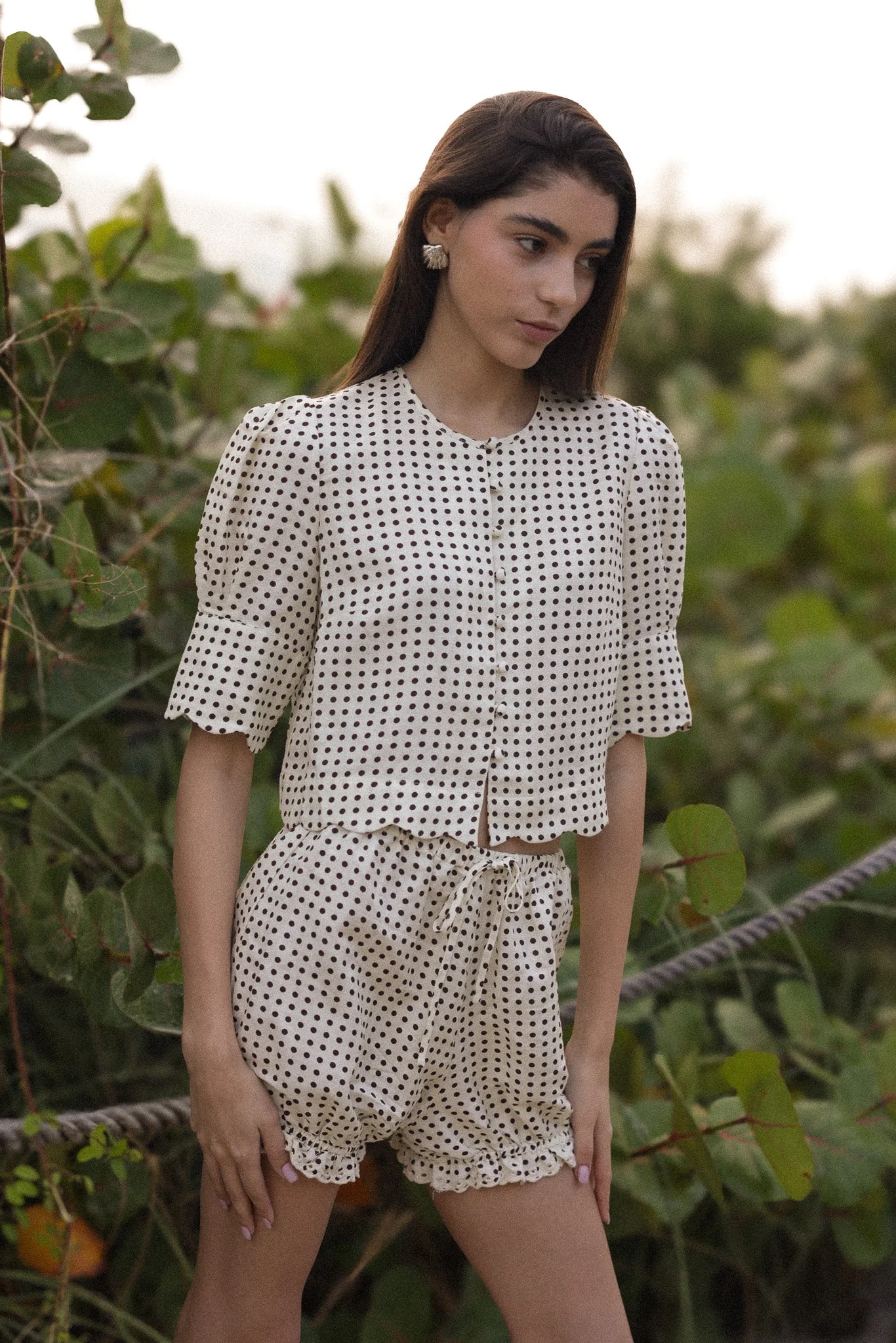 Scalloped Top Polka Dot - Image 7