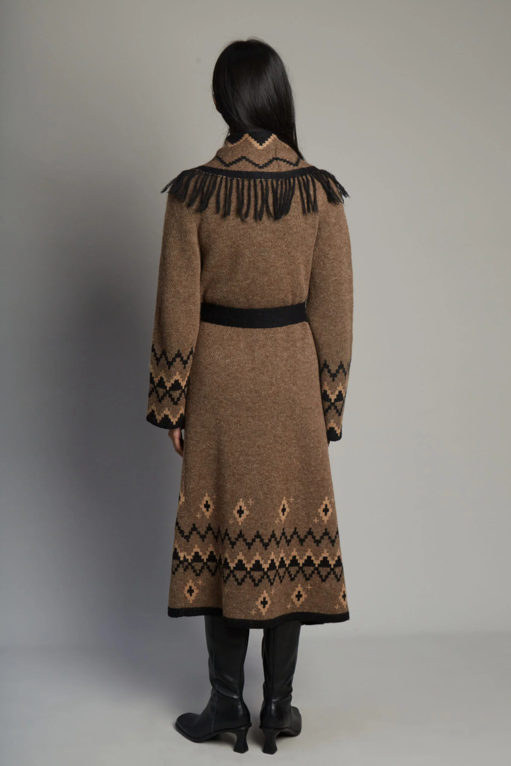 Sumaq Brown Coat - Image 3