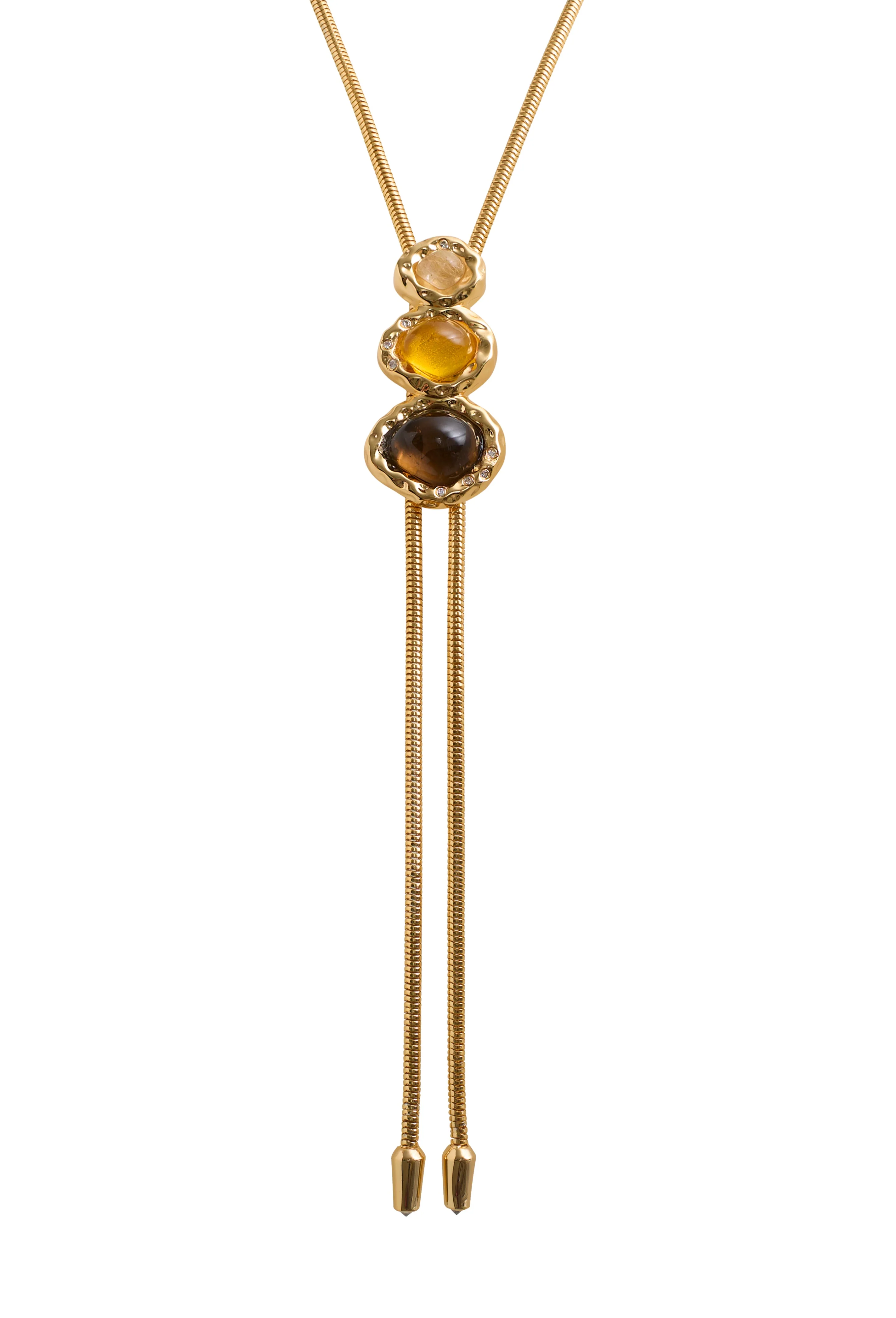 THE MERRIAM WITH CHAMPAGNE RUTILATED QUARTZ, CITRINE, and SMOKEY TOPAZ - Image 11