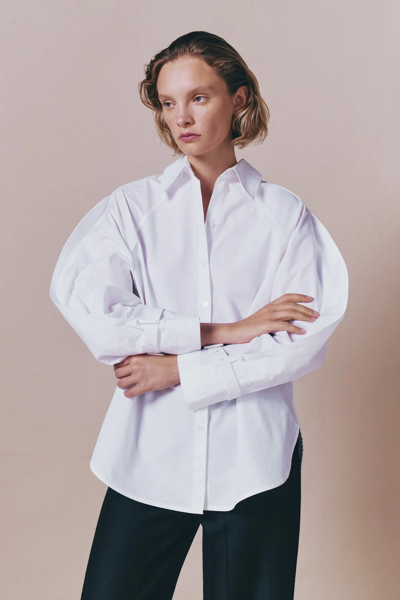 White Cotton Shirt - Image 6