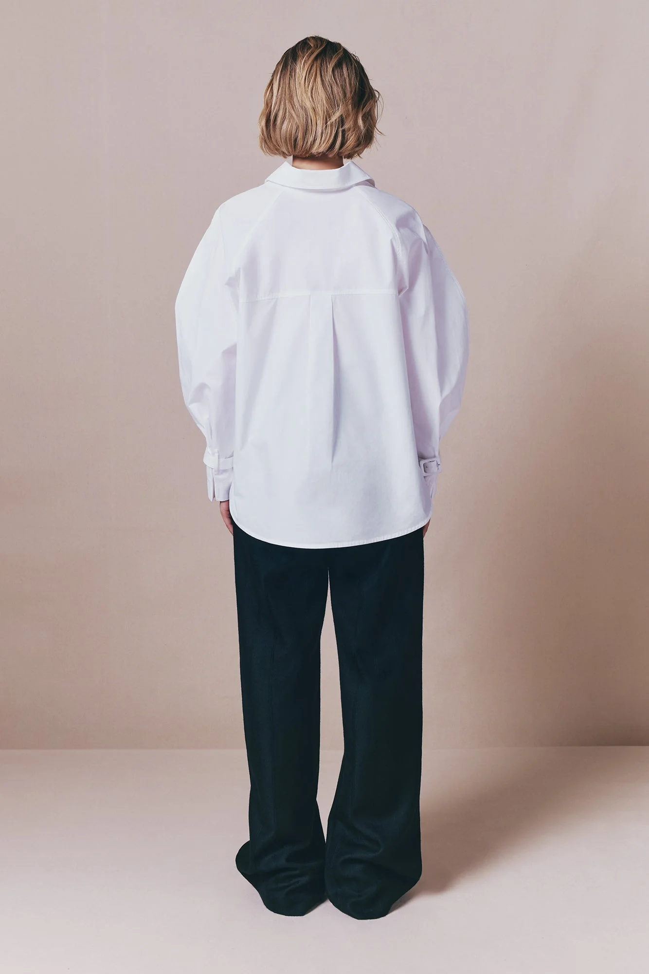 White Cotton Shirt - Image 8